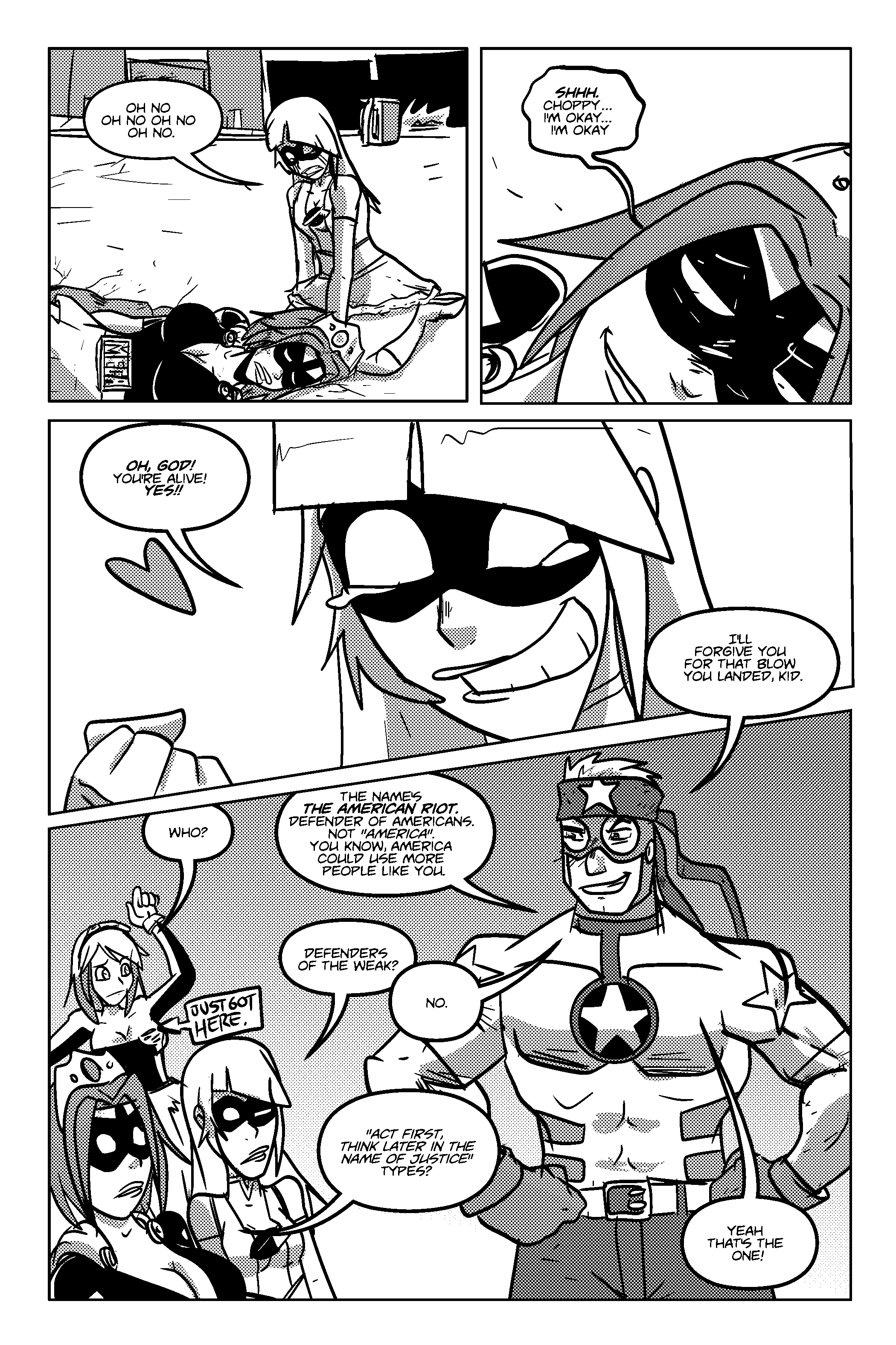 Mega Maiden - Vol.1 Chapter 2: Introducing: The American Riot!