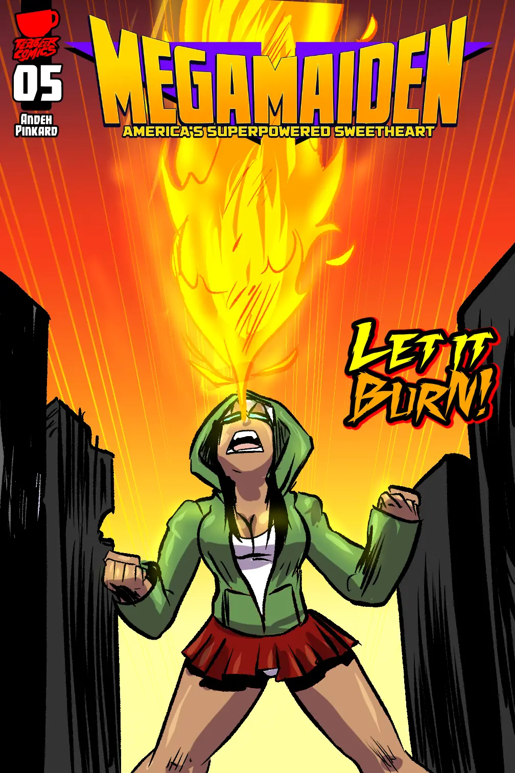 Mega Maiden - Vol.1 Chapter 5: Let It Burn!