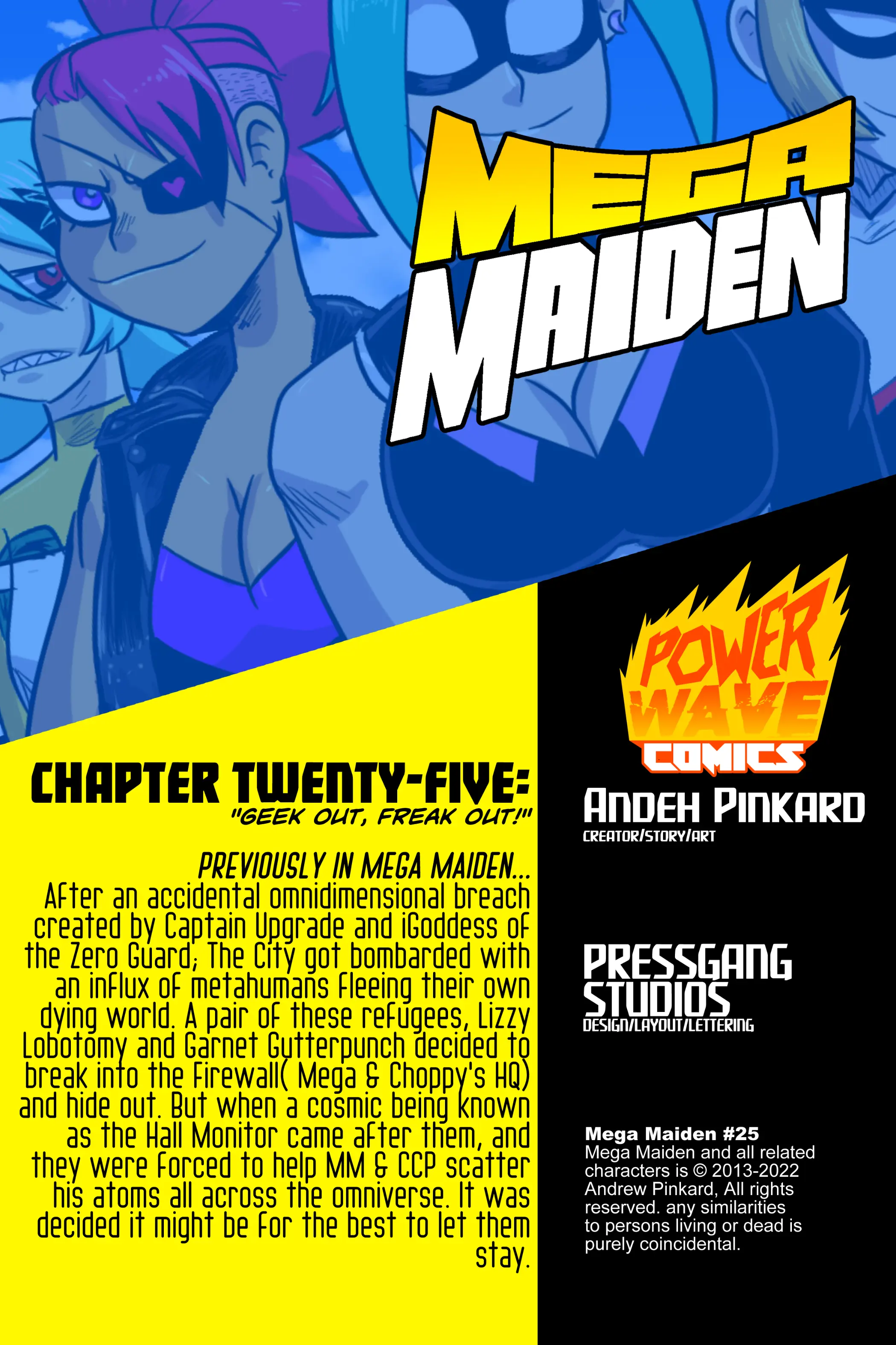 Mega Maiden - Vol.6 Chapter 25: Geek Out, Freak Out