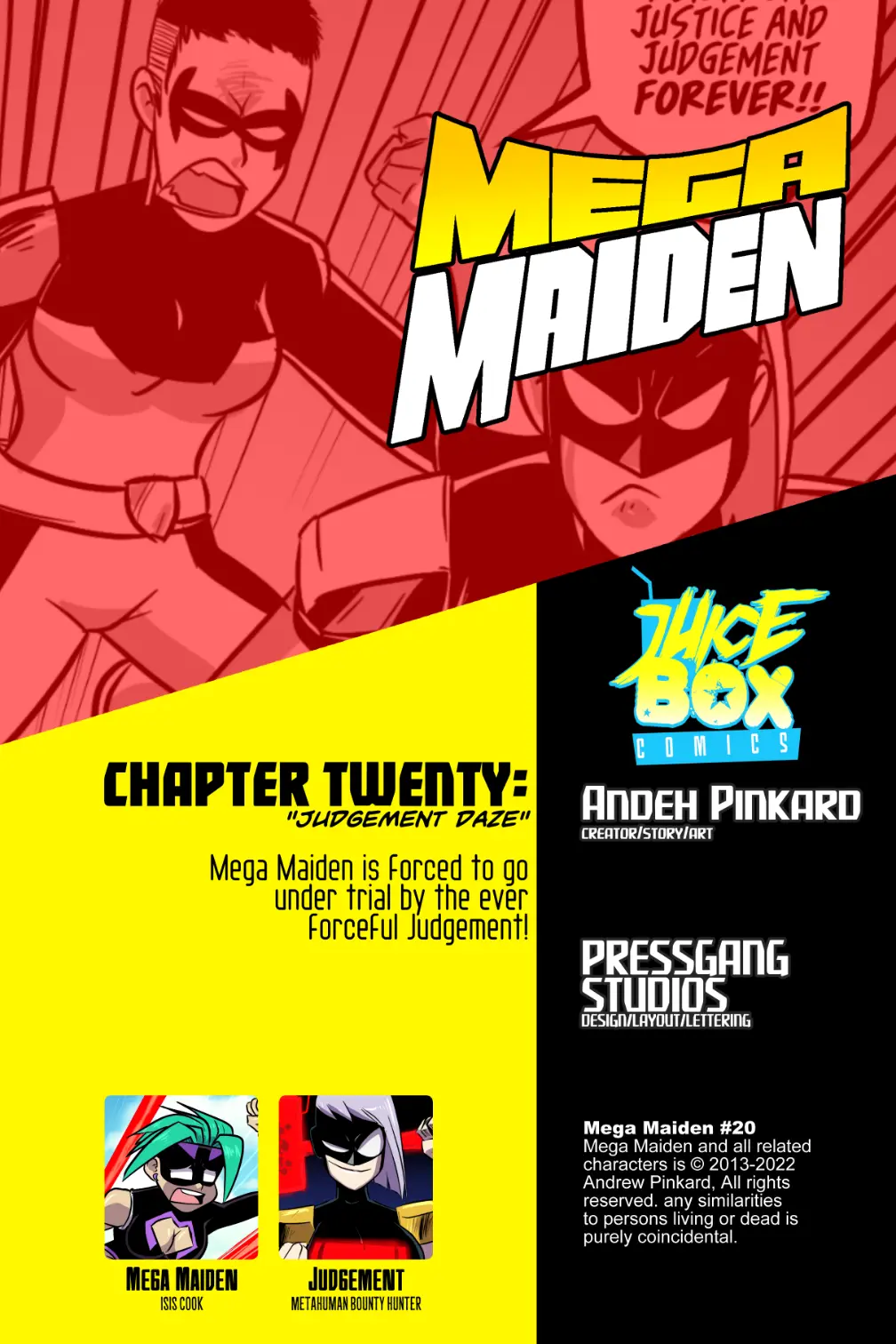 Mega Maiden - Vol.4 Chapter 20: Judgement Daze