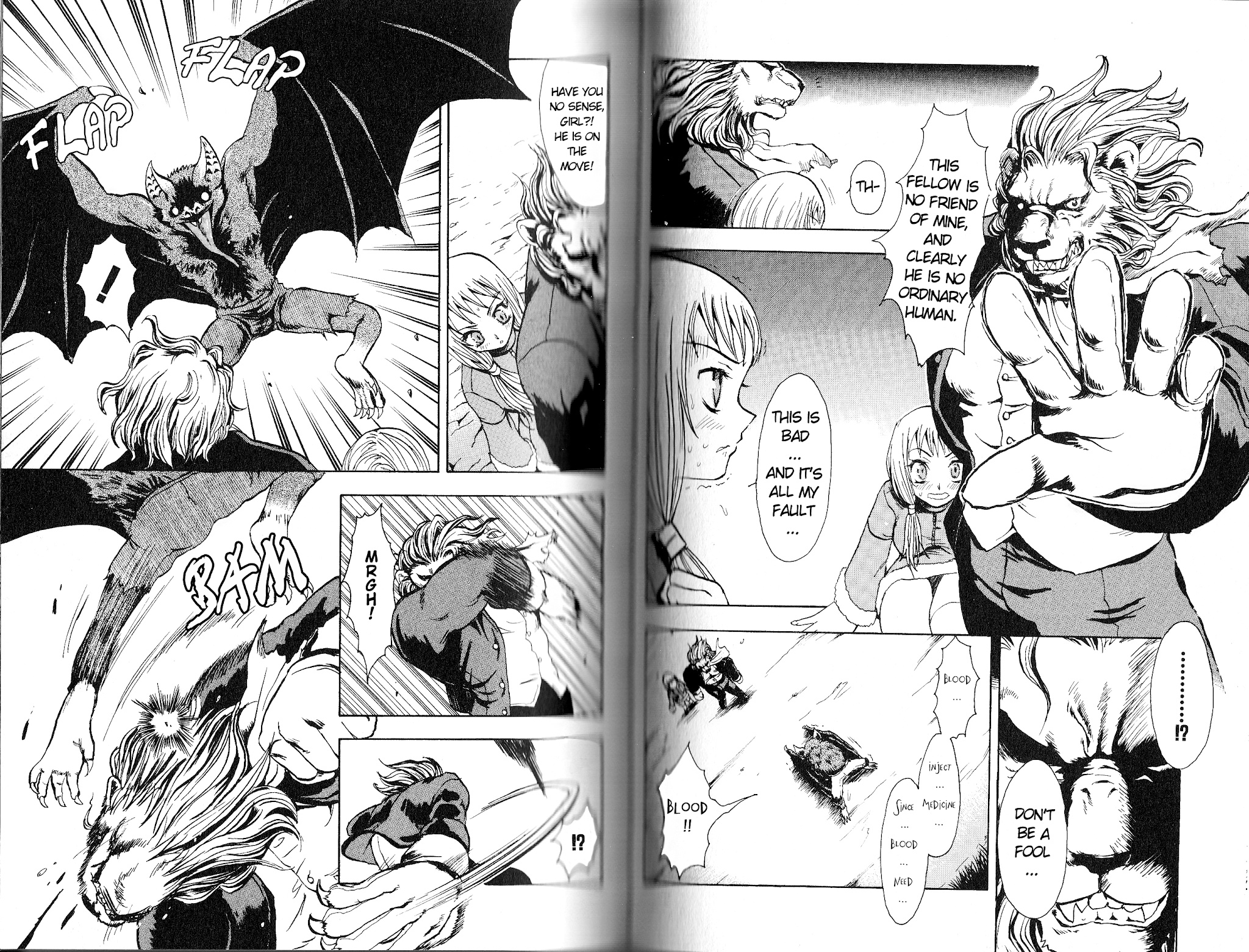 Bloody Roar The Fang - Chapter 3: Encounter With The Grimacing Man