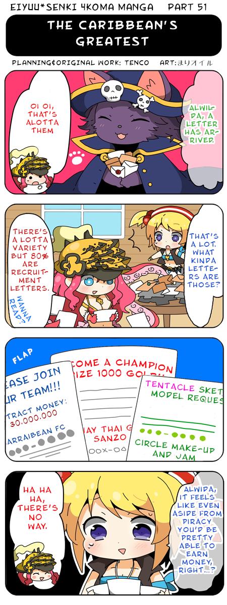 Eiyuu*Senki 4Koma Manga - Chapter 51: The Carraibean's Greatest