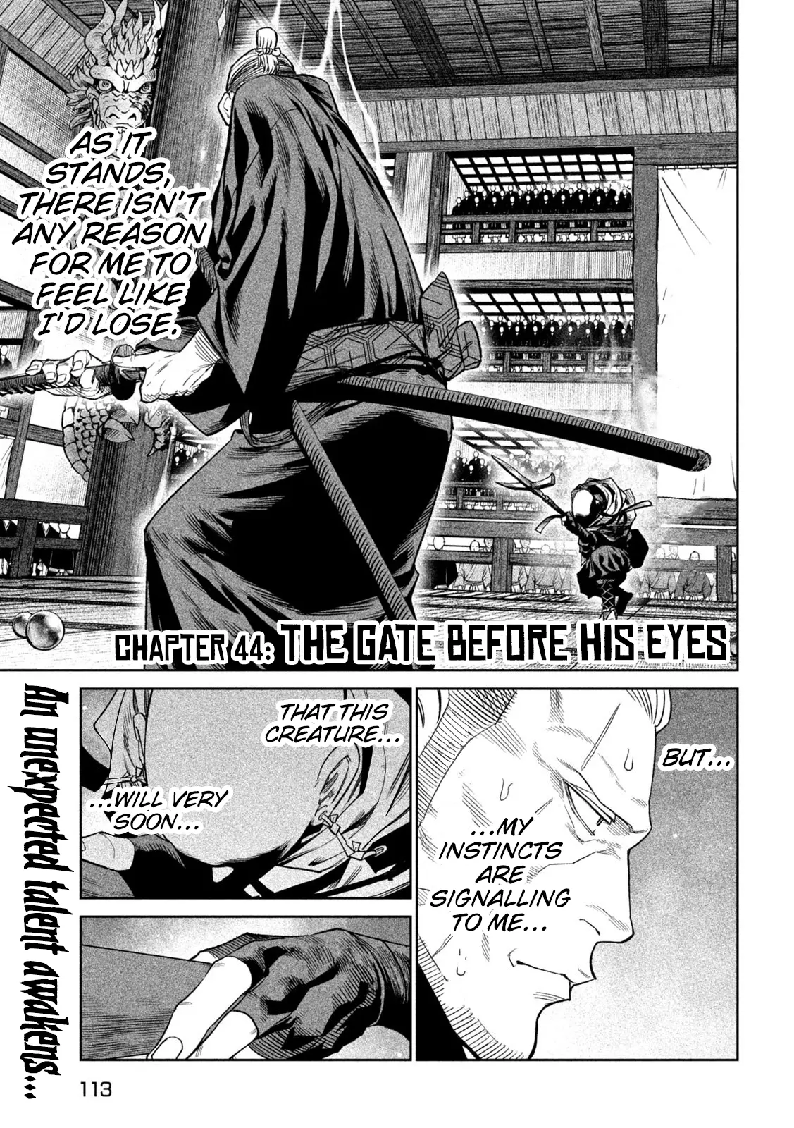 Tenkaichi - Nihon Saikyou Bugeisha Ketteisen - Chapter 44: The Gate Before His Eyes