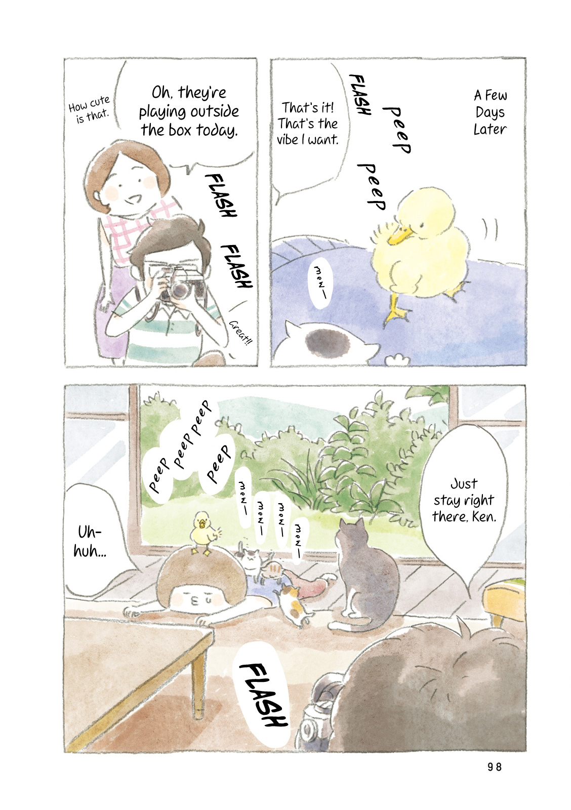 Little Ken And A Cat. Sometimes A Duck - Vol.1 Chapter 11: Yellow