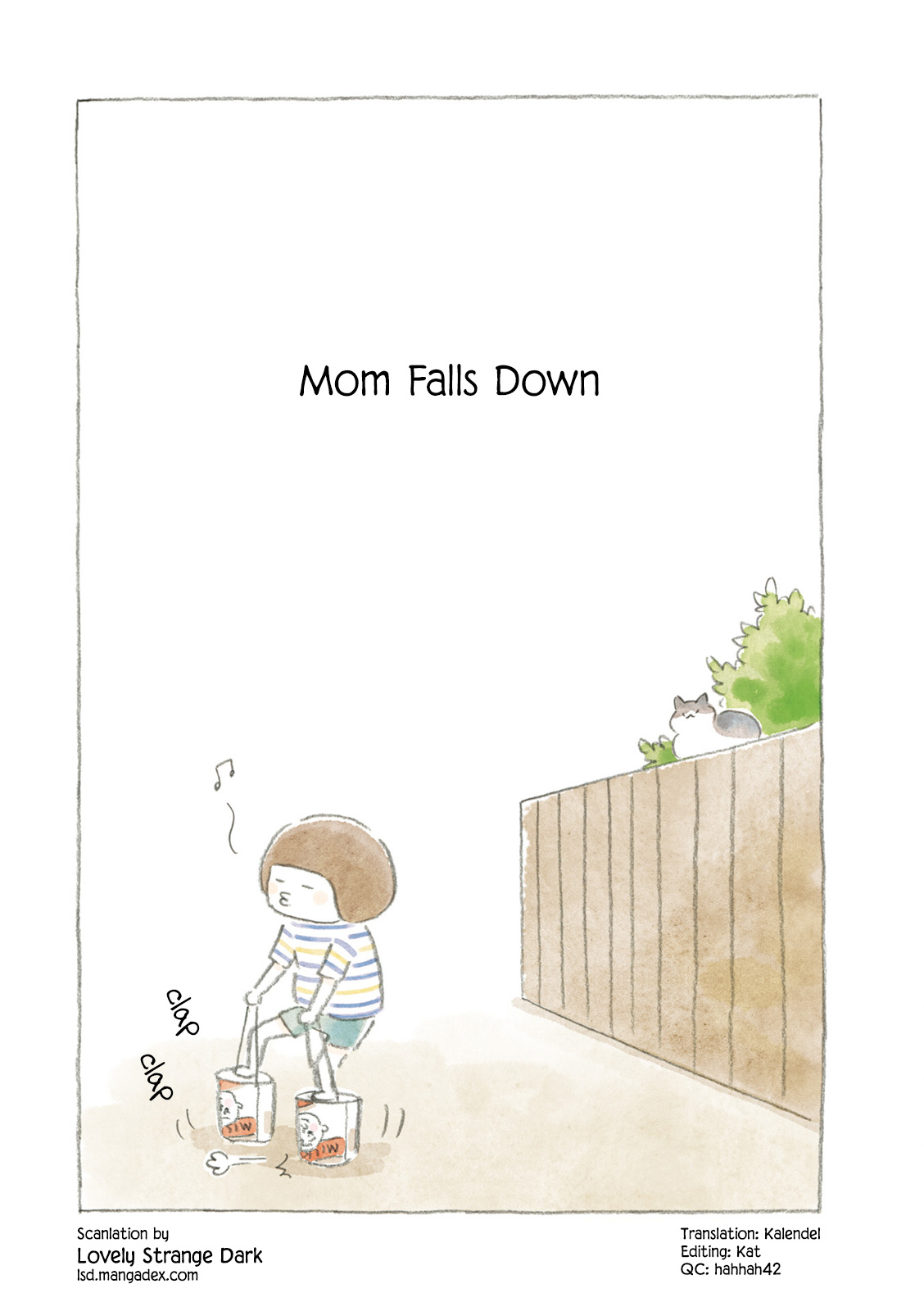 Little Ken And A Cat. Sometimes A Duck - Vol.1 Chapter 16: Mom Falls Down