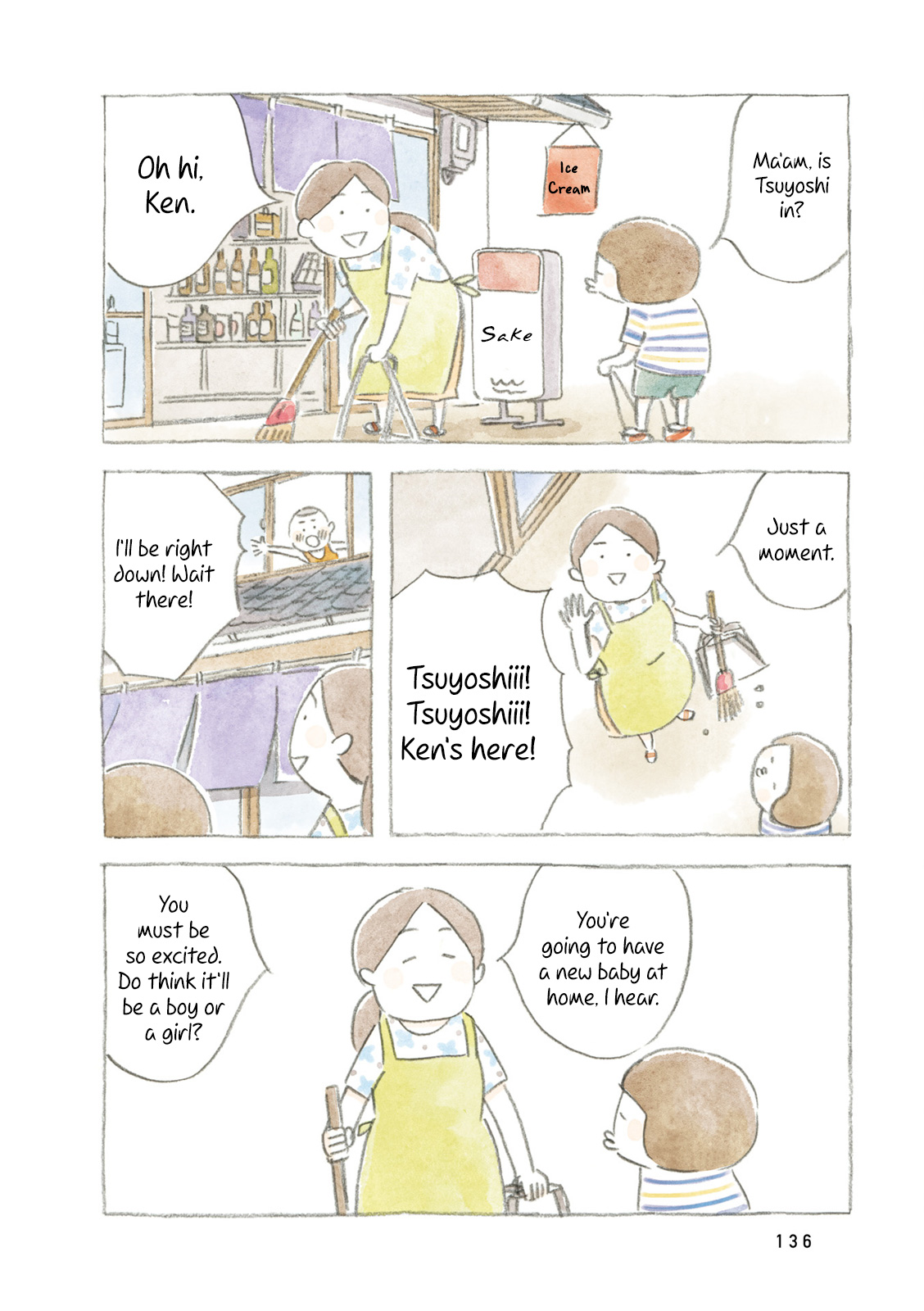 Little Ken And A Cat. Sometimes A Duck - Vol.1 Chapter 16: Mom Falls Down