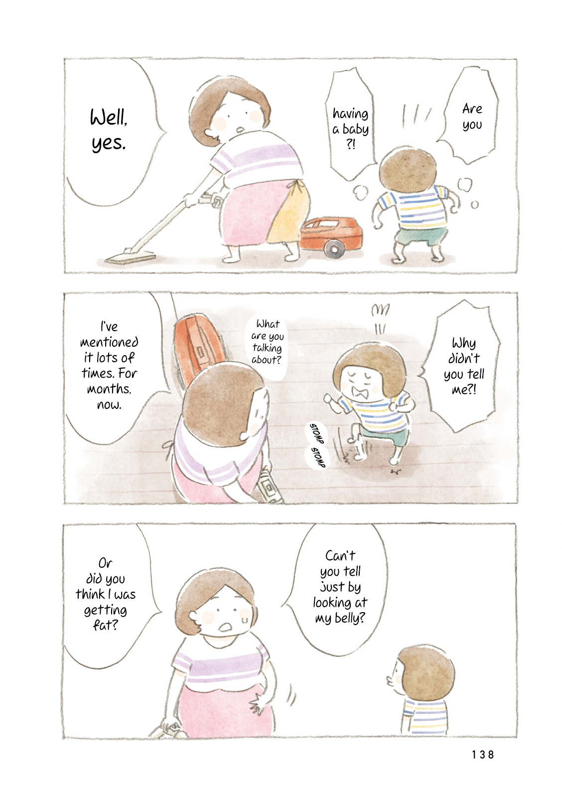 Little Ken And A Cat. Sometimes A Duck - Vol.1 Chapter 16: Mom Falls Down