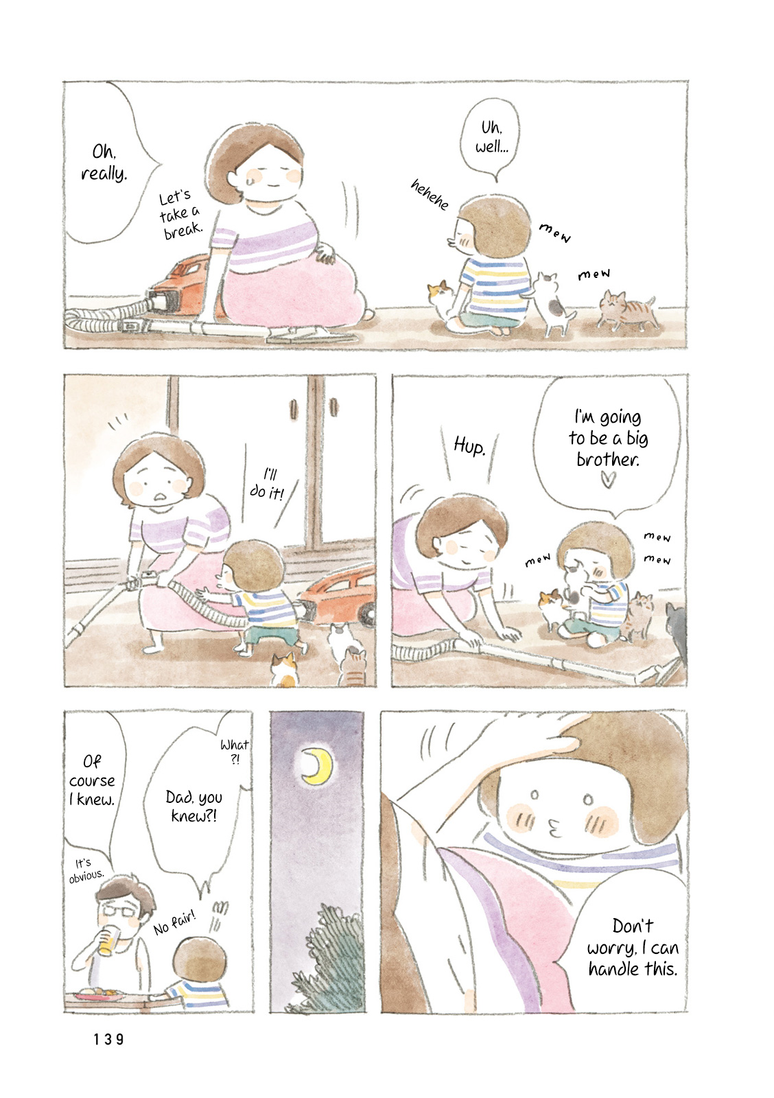 Little Ken And A Cat. Sometimes A Duck - Vol.1 Chapter 16: Mom Falls Down