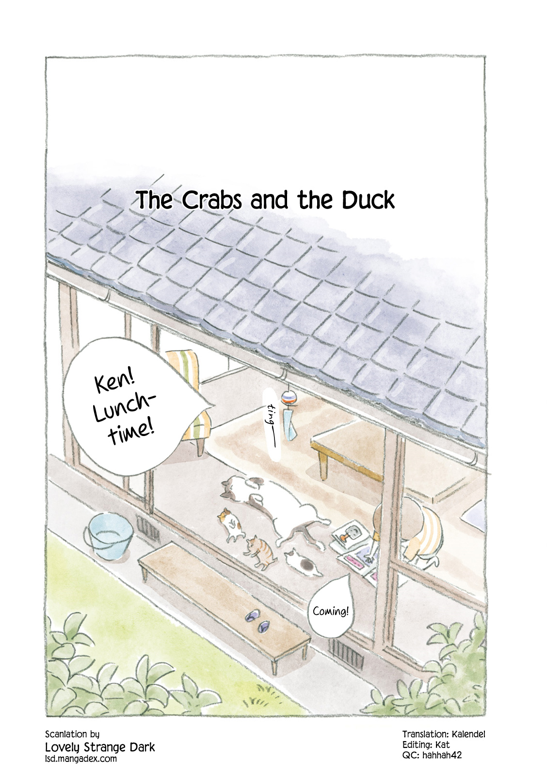 Little Ken And A Cat. Sometimes A Duck - Vol.1 Chapter 13: The Crabs And The Duck