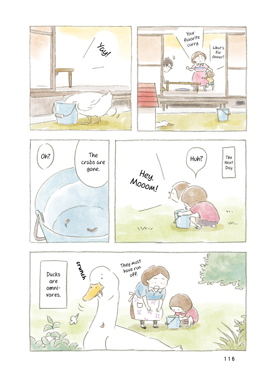 Little Ken And A Cat. Sometimes A Duck - Vol.1 Chapter 13: The Crabs And The Duck