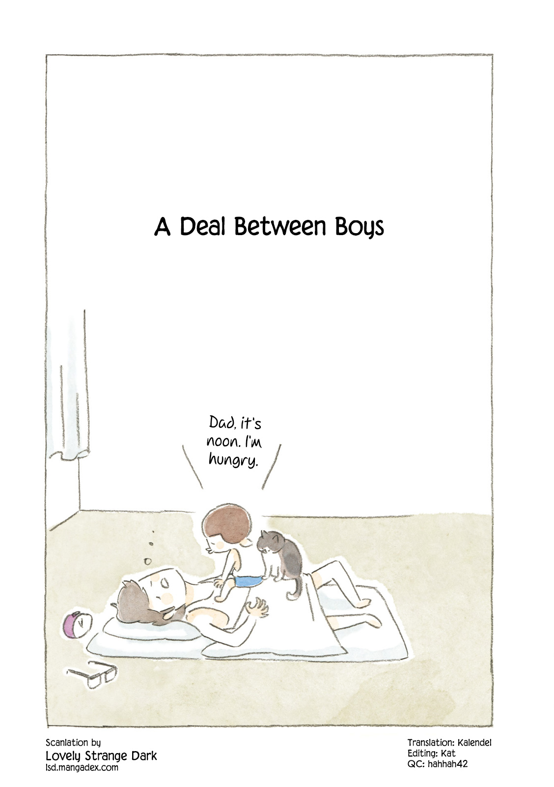 Little Ken And A Cat. Sometimes A Duck - Vol.1 Chapter 7: A Deal Between Boys