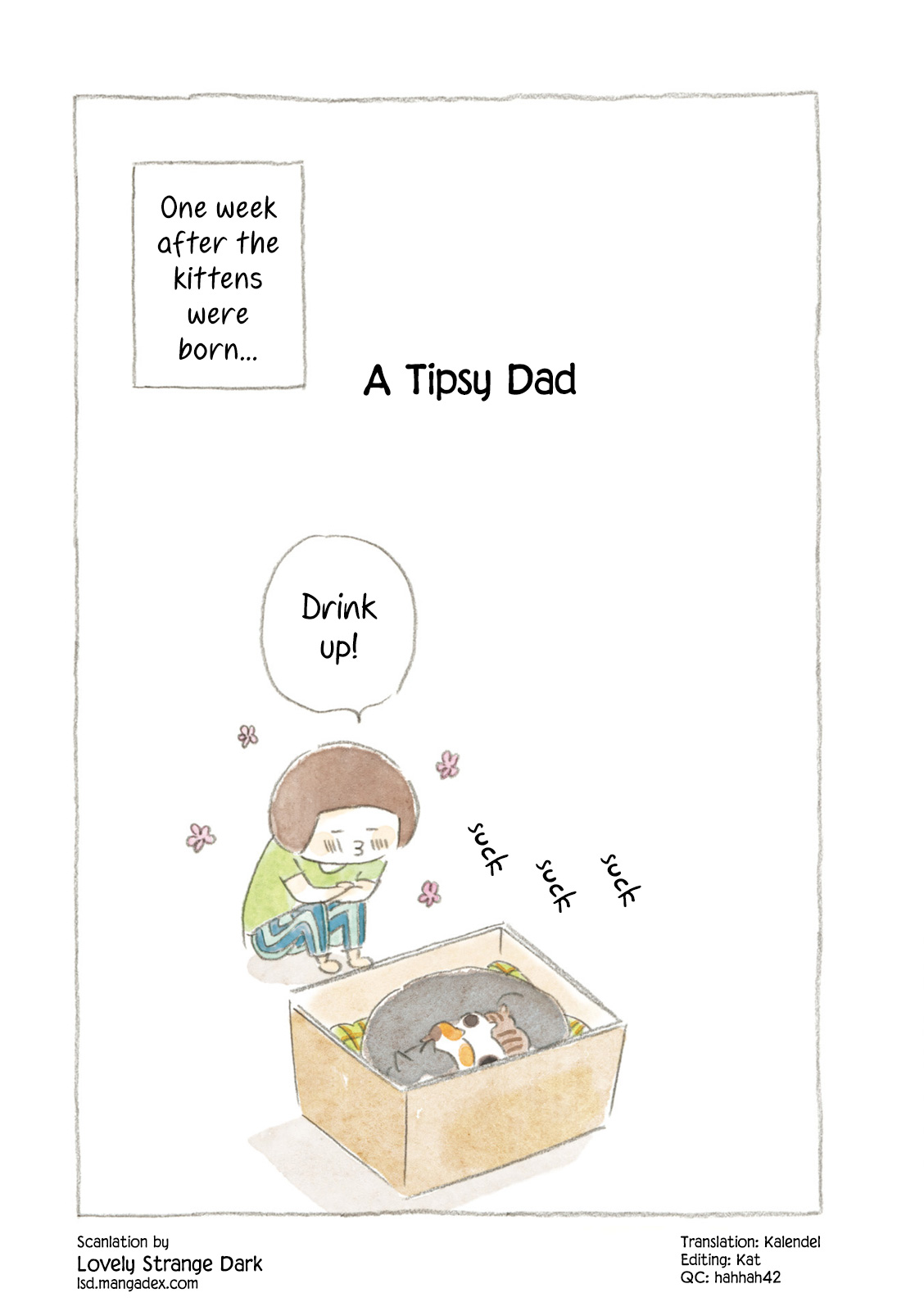 Little Ken And A Cat. Sometimes A Duck - Vol.1 Chapter 10: A Tipsy Dad