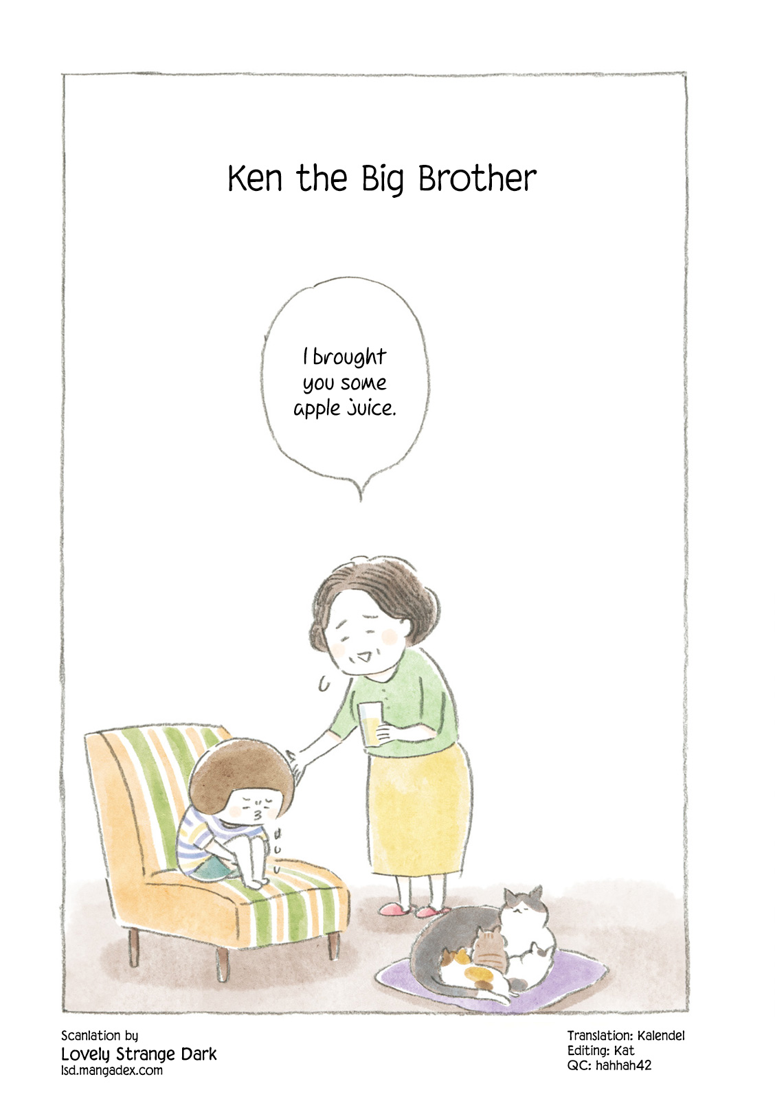 Little Ken And A Cat. Sometimes A Duck - Vol.1 Chapter 17: Ken The Big Brother