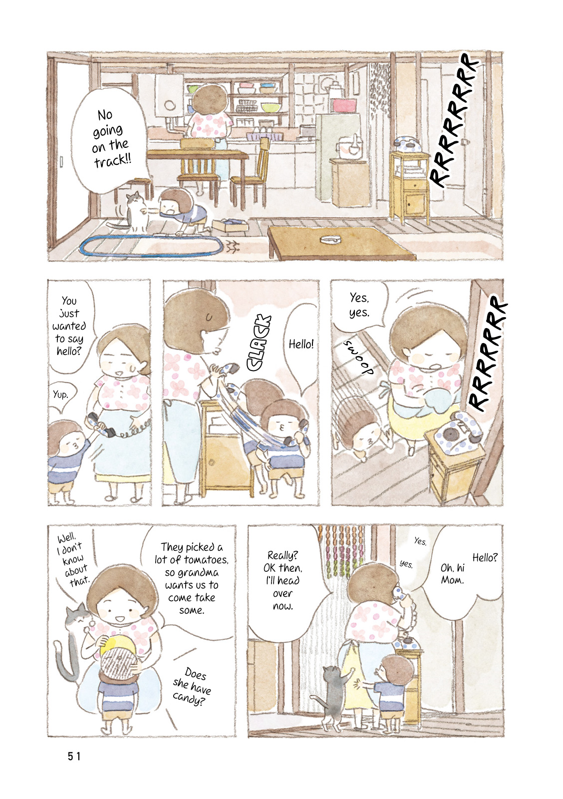 Little Ken And A Cat. Sometimes A Duck - Vol.1 Chapter 6: Gran Ma S Tomatoes