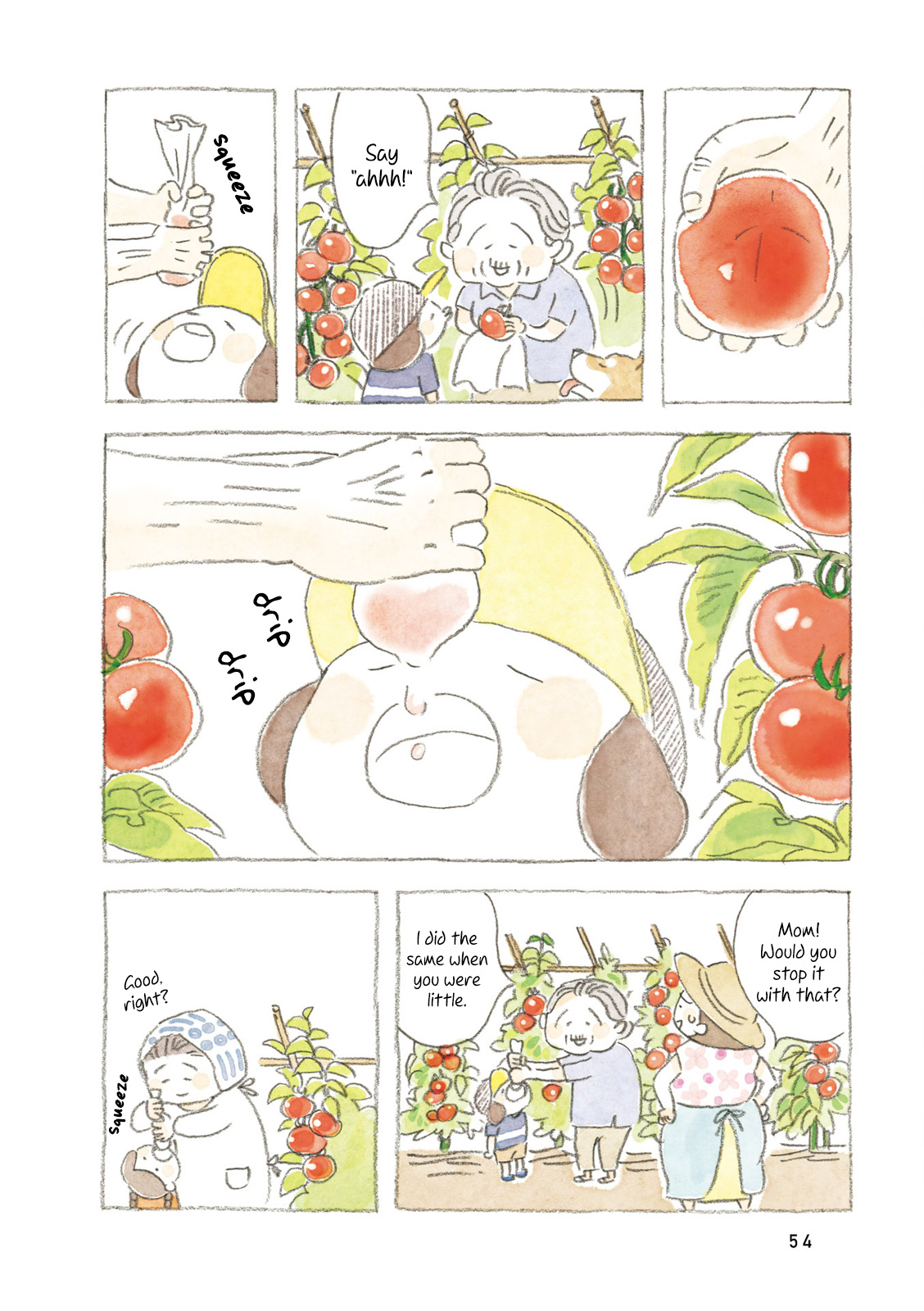 Little Ken And A Cat. Sometimes A Duck - Vol.1 Chapter 6: Gran Ma S Tomatoes