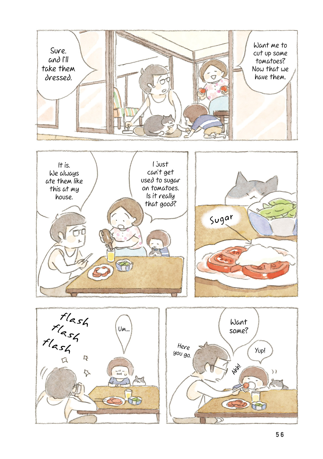 Little Ken And A Cat. Sometimes A Duck - Vol.1 Chapter 6: Gran Ma S Tomatoes