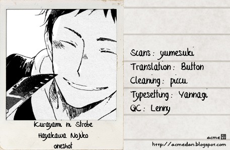 Kurayami Ni Strobe - Chapter 0 : [Oneshot]