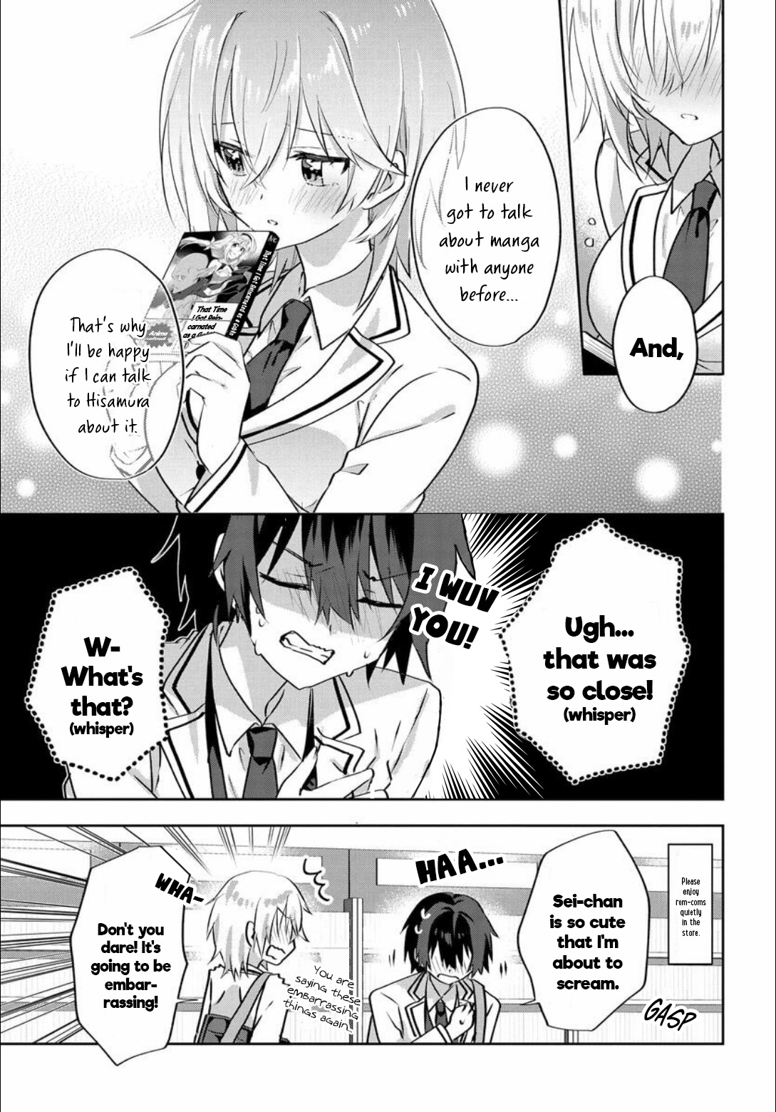 Since I’ve Entered The World Of Romantic Comedy Manga, I’ll Do My Best To Make The Losing Heroine Happy - Chapter 5.1