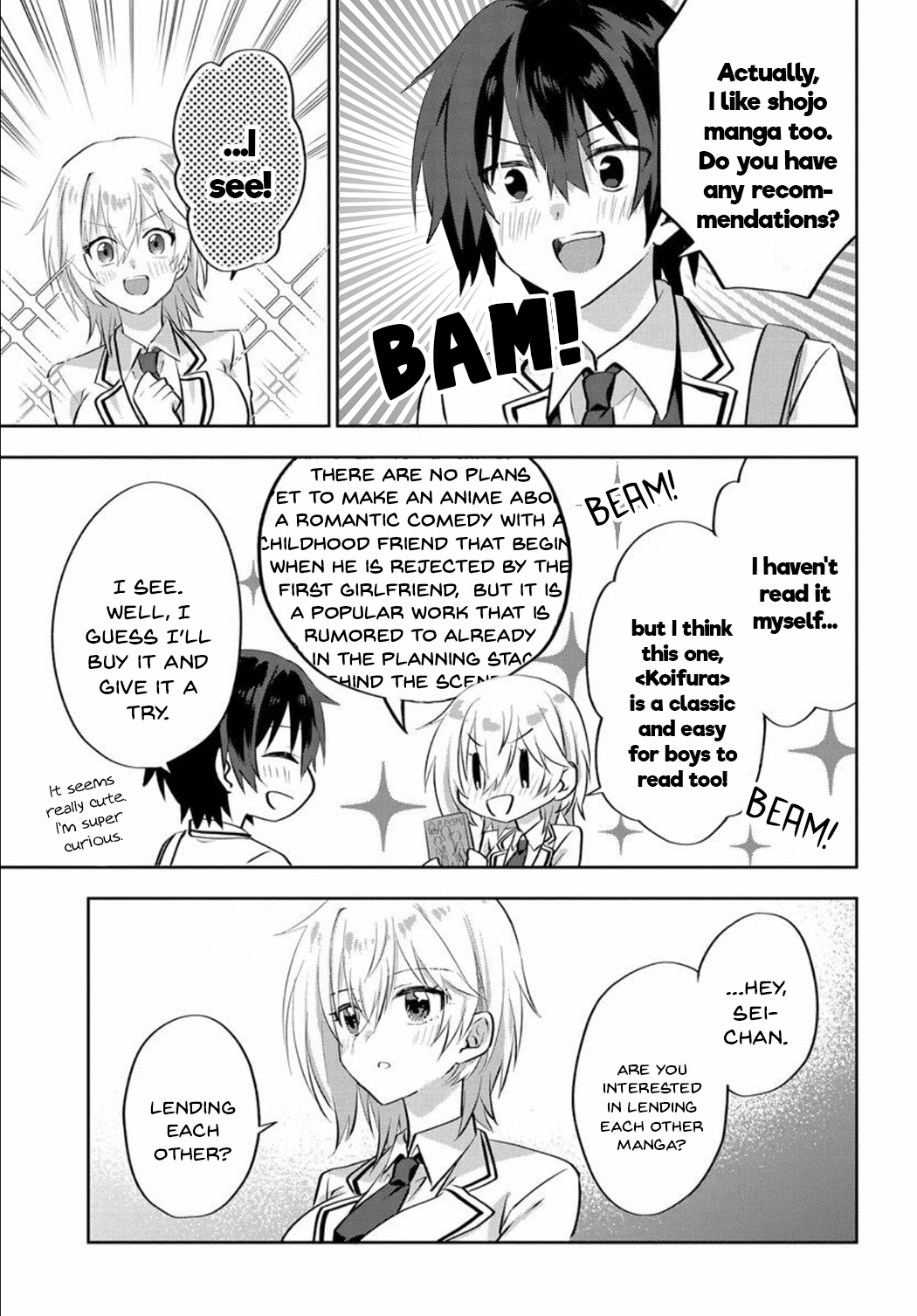 Since I’ve Entered The World Of Romantic Comedy Manga, I’ll Do My Best To Make The Losing Heroine Happy - Chapter 5.1