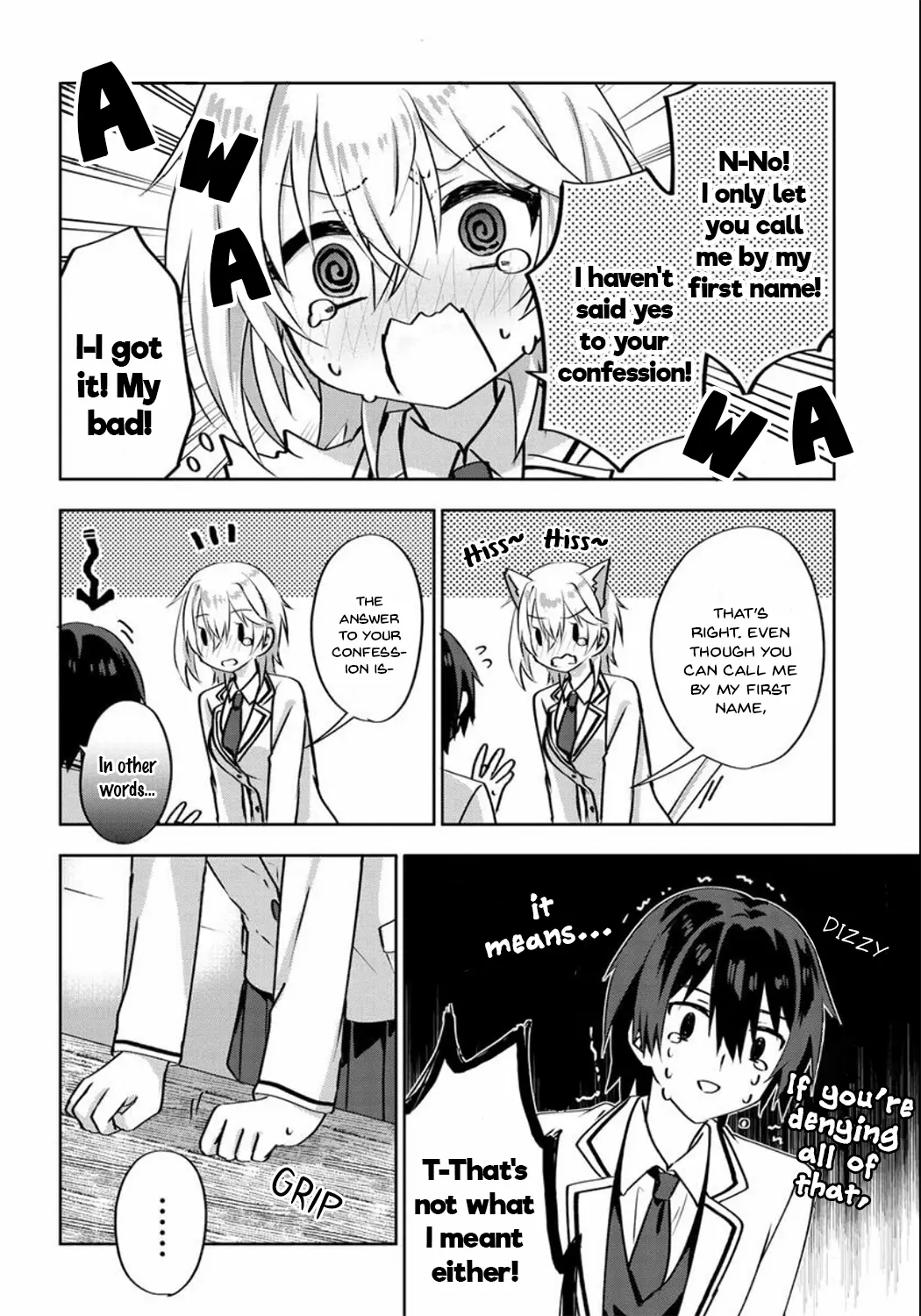 Since I’ve Entered The World Of Romantic Comedy Manga, I’ll Do My Best To Make The Losing Heroine Happy - Vol.1 Chapter 4: The Answer To My Confession Is...