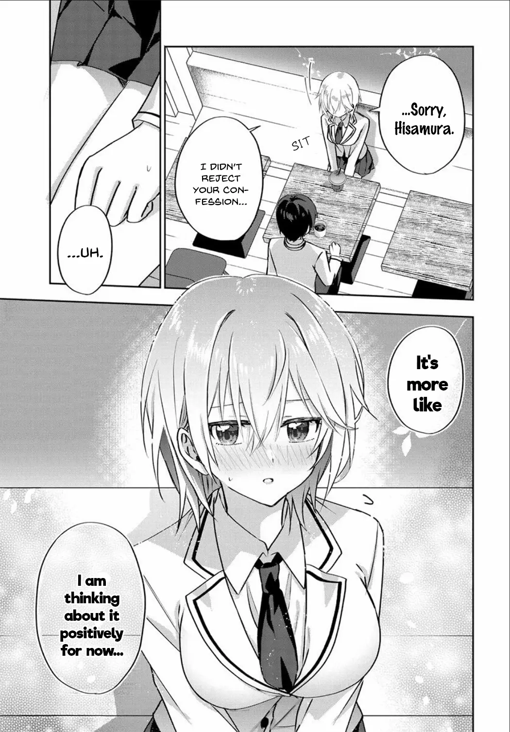 Since I’ve Entered The World Of Romantic Comedy Manga, I’ll Do My Best To Make The Losing Heroine Happy - Vol.1 Chapter 4: The Answer To My Confession Is...