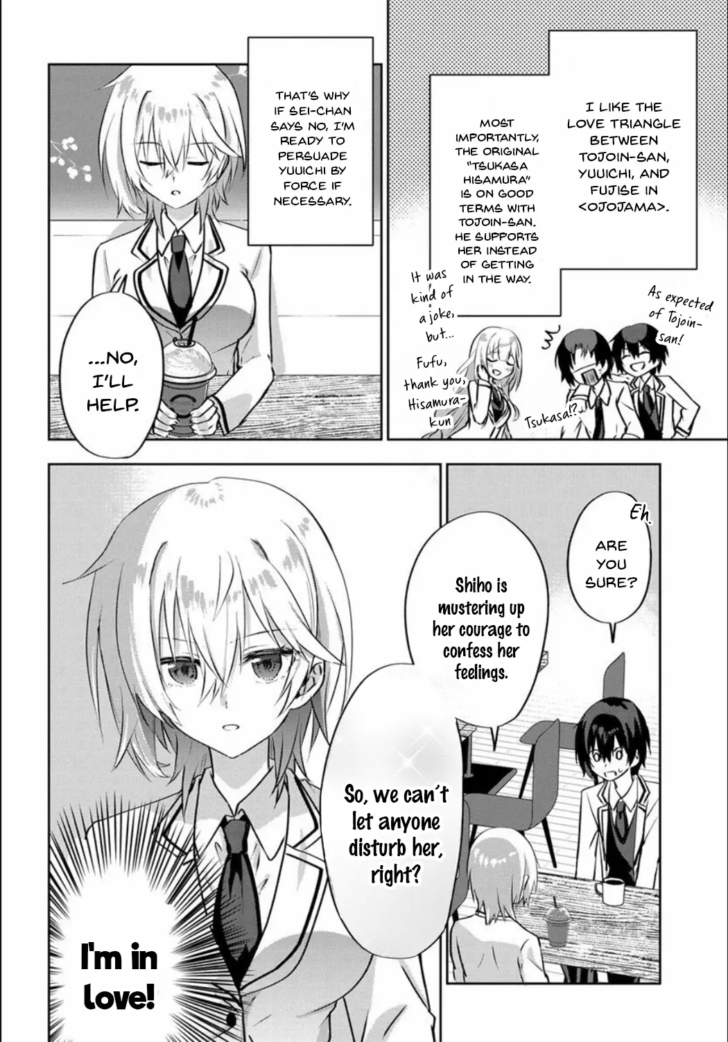 Since I’ve Entered The World Of Romantic Comedy Manga, I’ll Do My Best To Make The Losing Heroine Happy - Vol.1 Chapter 4: The Answer To My Confession Is...