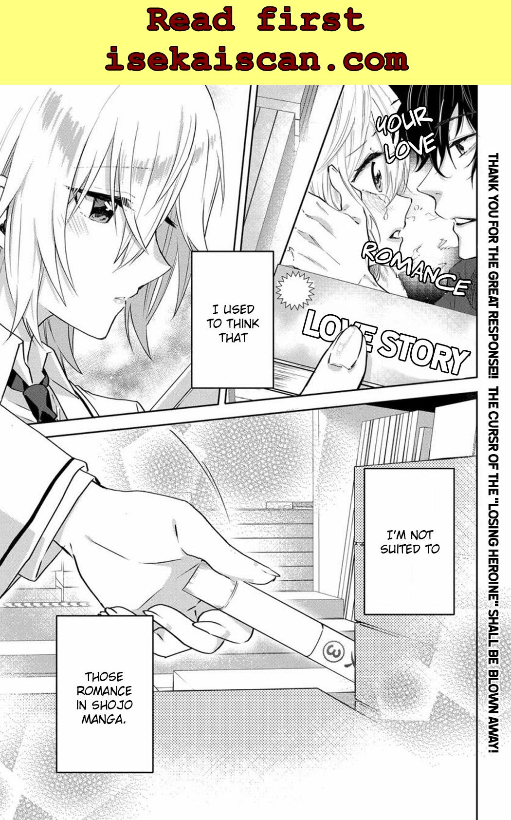 Since I’ve Entered The World Of Romantic Comedy Manga, I’ll Do My Best To Make The Losing Heroine Happy - Chapter 2.1