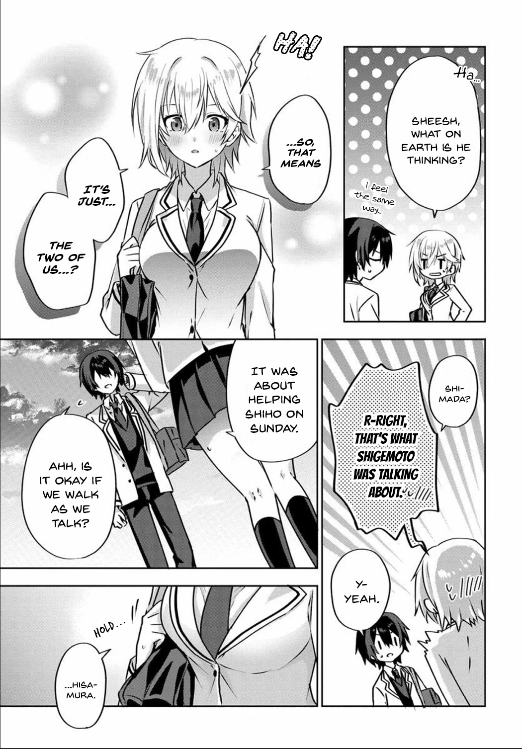 Since I’ve Entered The World Of Romantic Comedy Manga, I’ll Do My Best To Make The Losing Heroine Happy - Chapter 3.5: Intermission