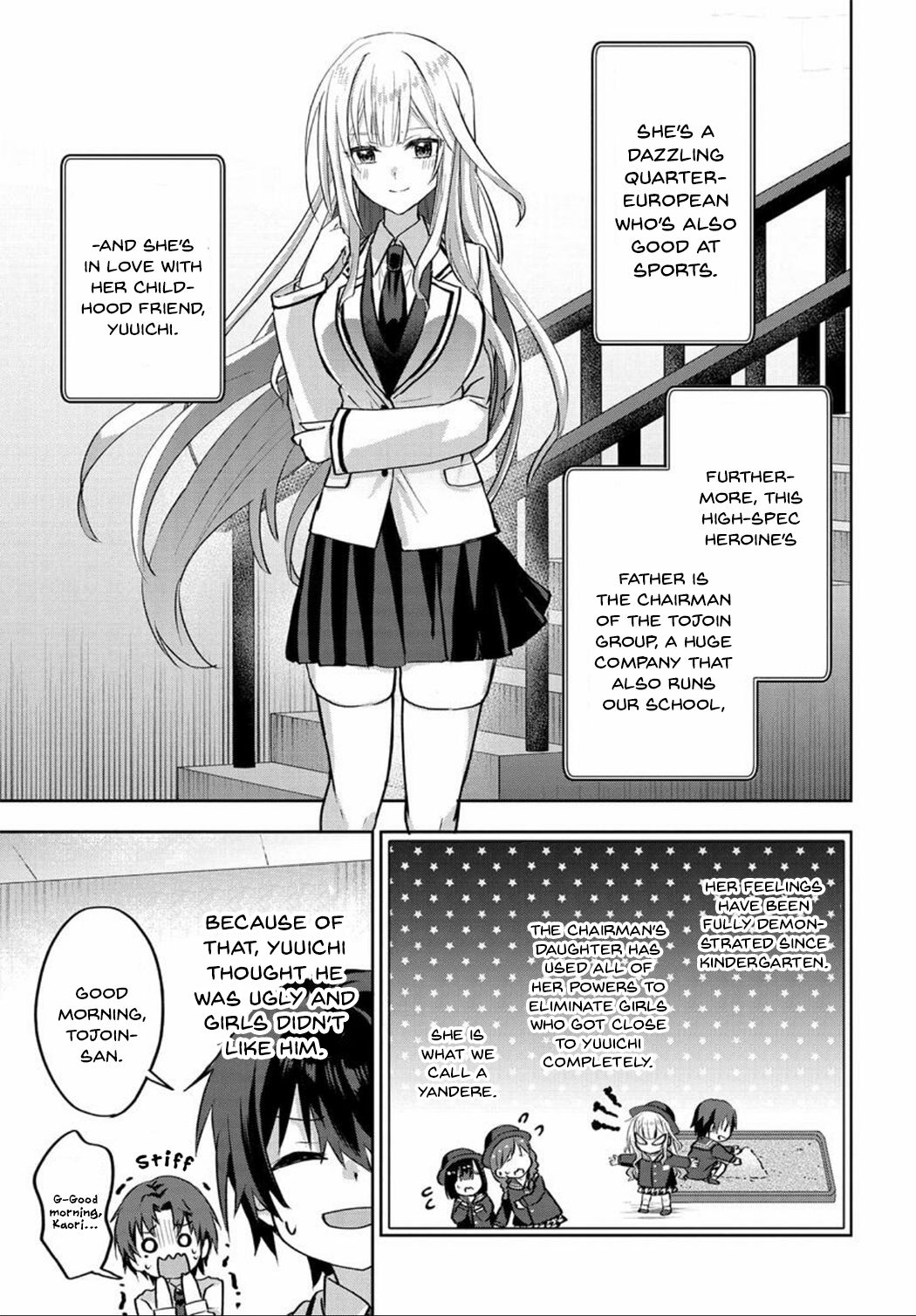 Since I’ve Entered The World Of Romantic Comedy Manga, I’ll Do My Best To Make The Losing Heroine Happy - Chapter 3.1