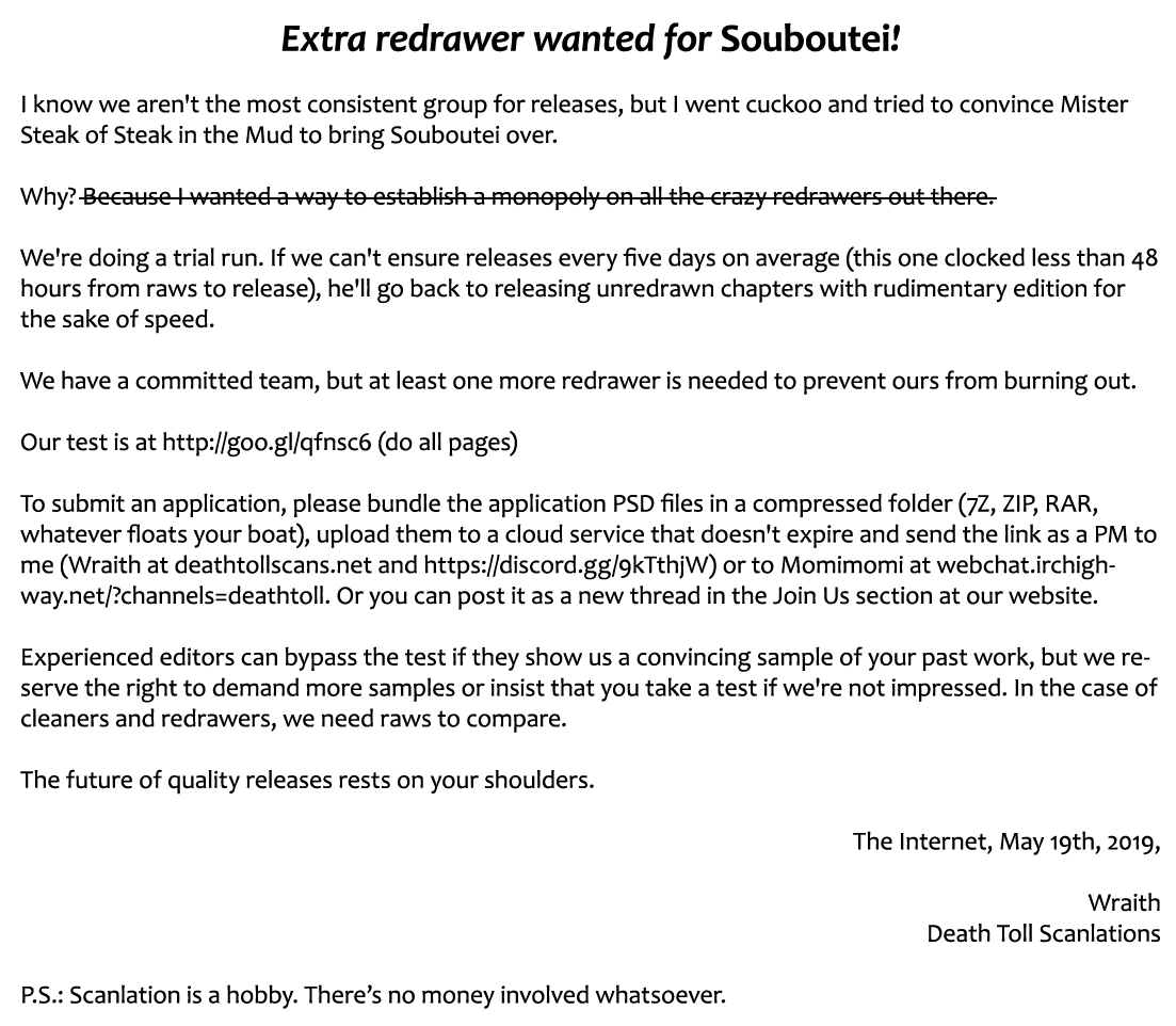 Souboutei Must Be Destroyed - Vol.5 Chapter 41: The Return