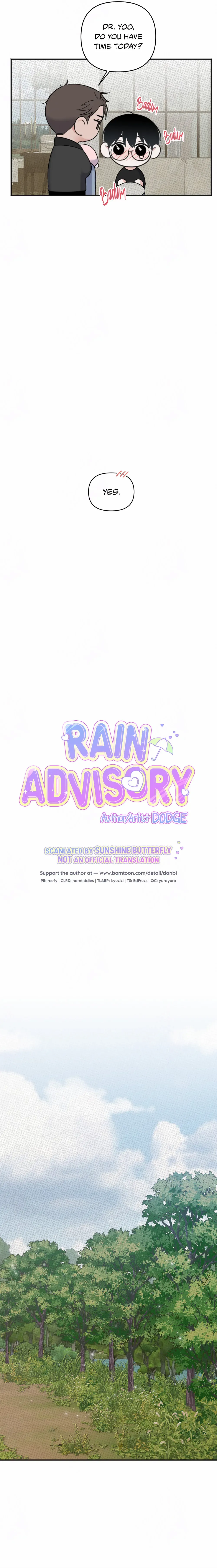 Rain Advisory - Chapter 16