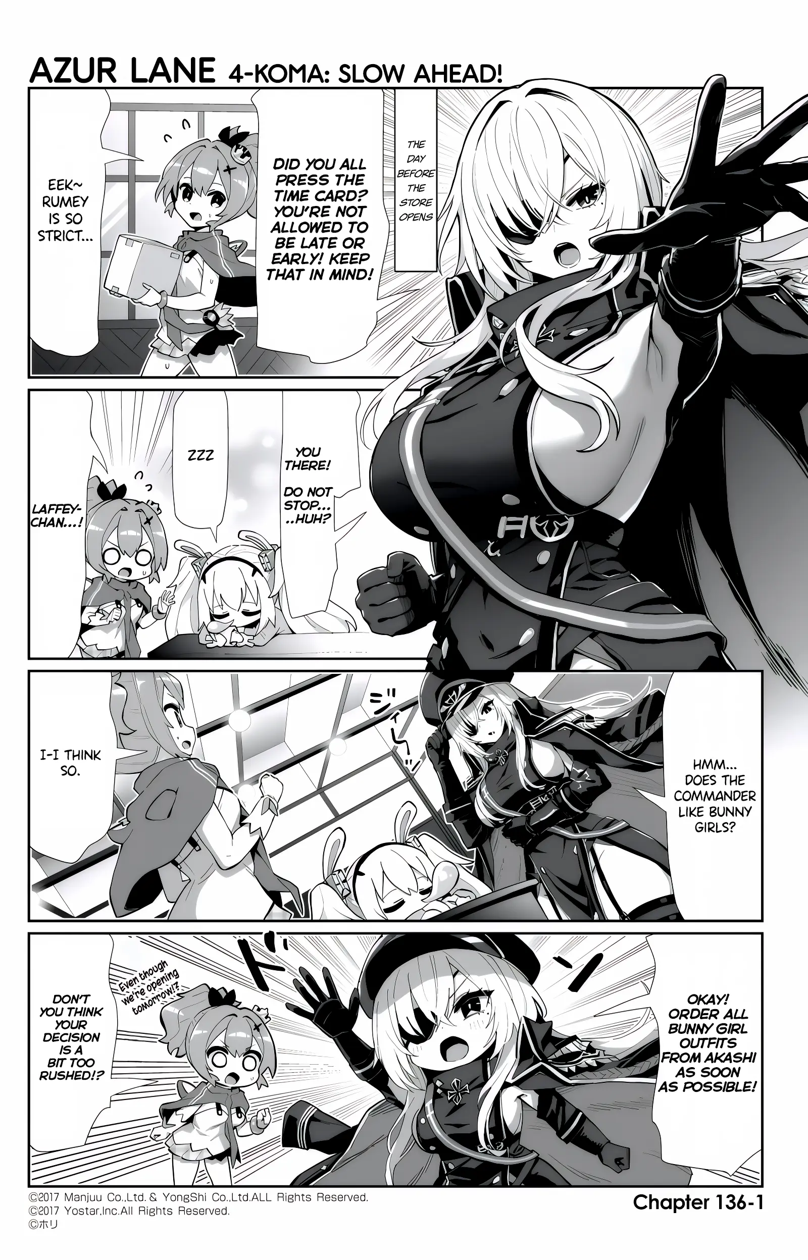 Azur Lane 4-Koma: Slow Ahead - Chapter 136: Fritz Rumey