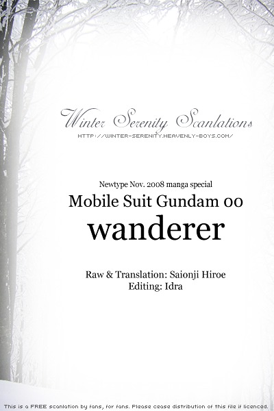 Kidou Senshi Gundam 00 - Wanderer. - Chapter 0 : [Oneshot]