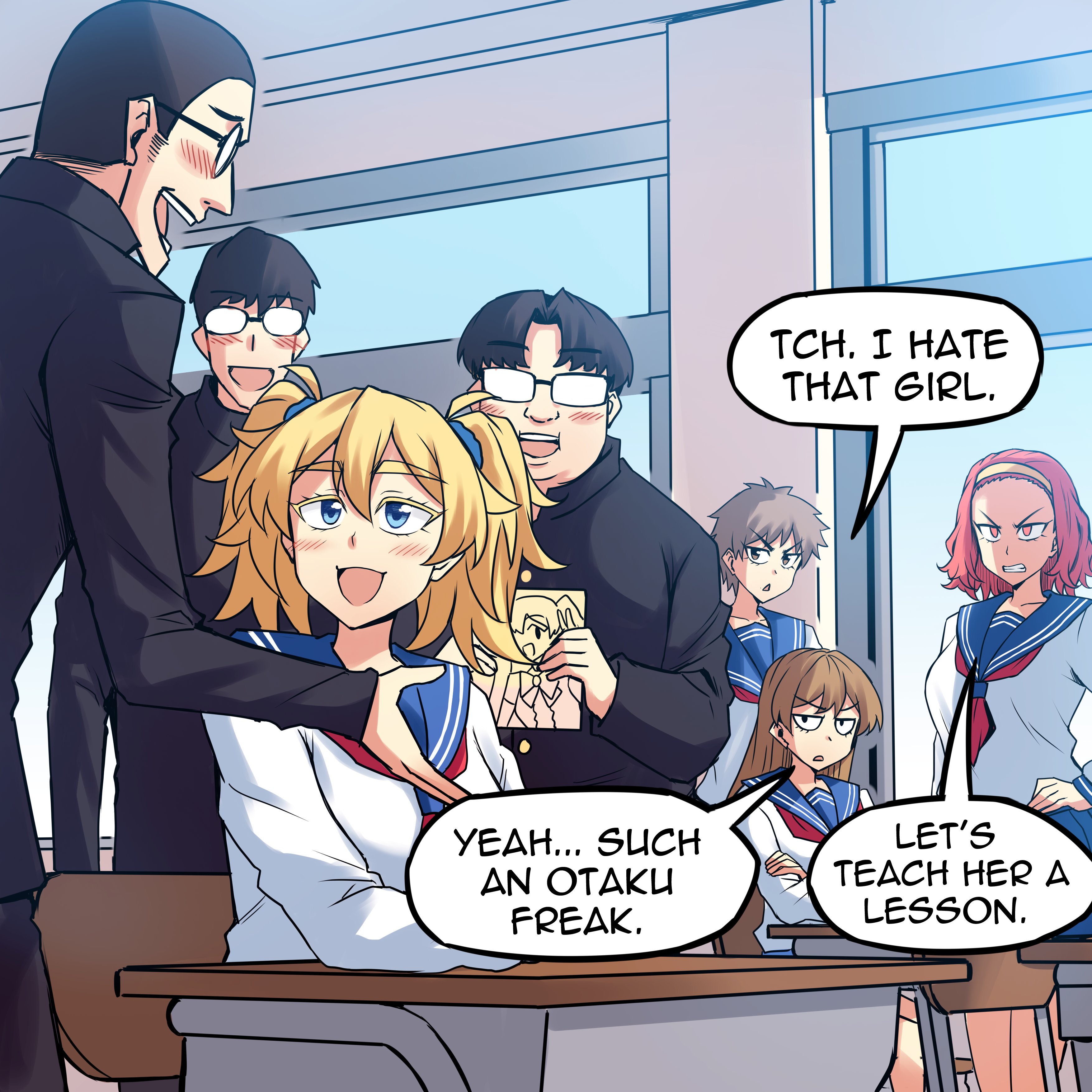 American Weeb In Japan - Chapter 4: The American Weeb Exchange Student Gets Bullied!