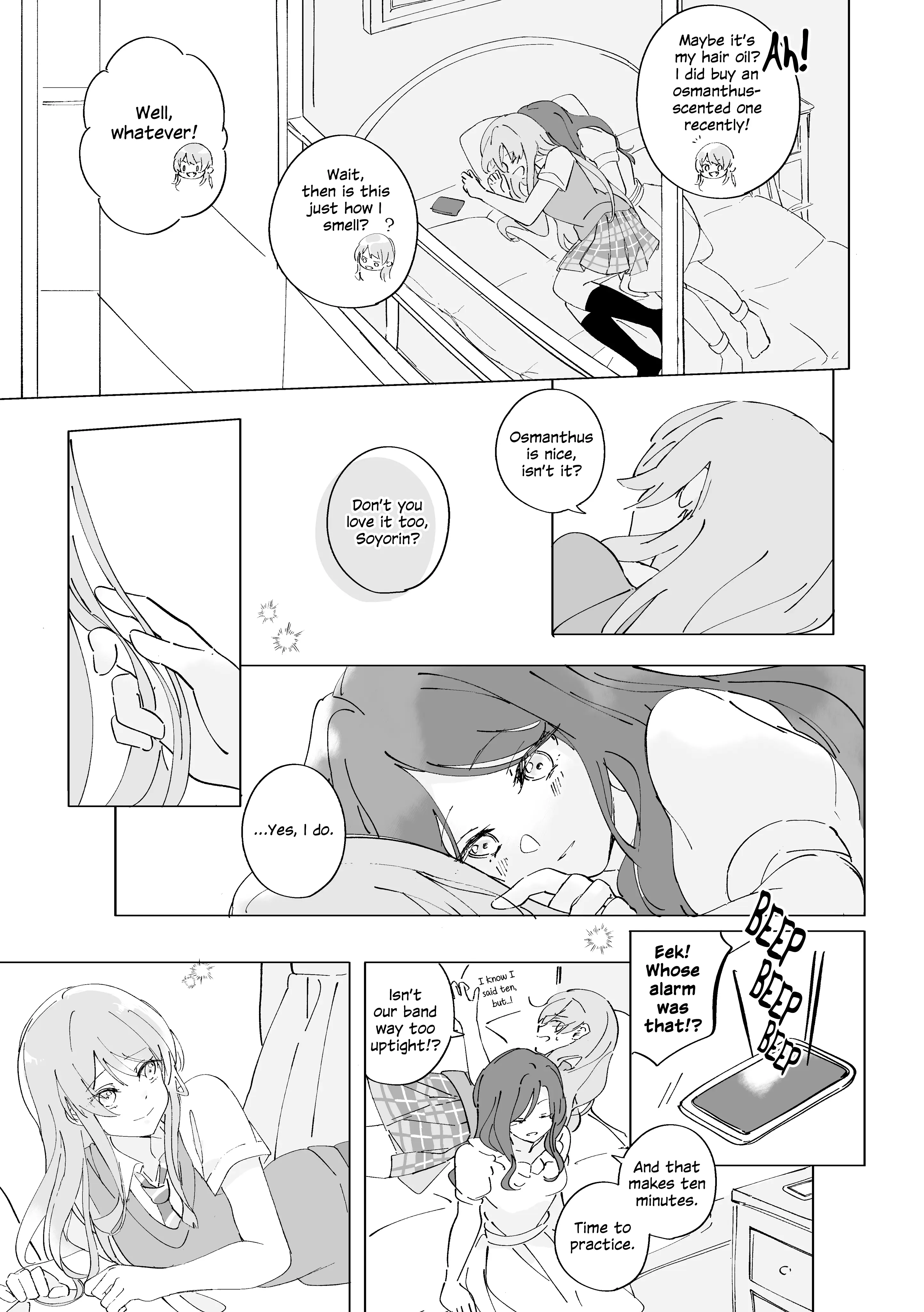 Bang Dream! - Anosoyo Are Already Dating (Doujinshi) - Chapter 3: Nap