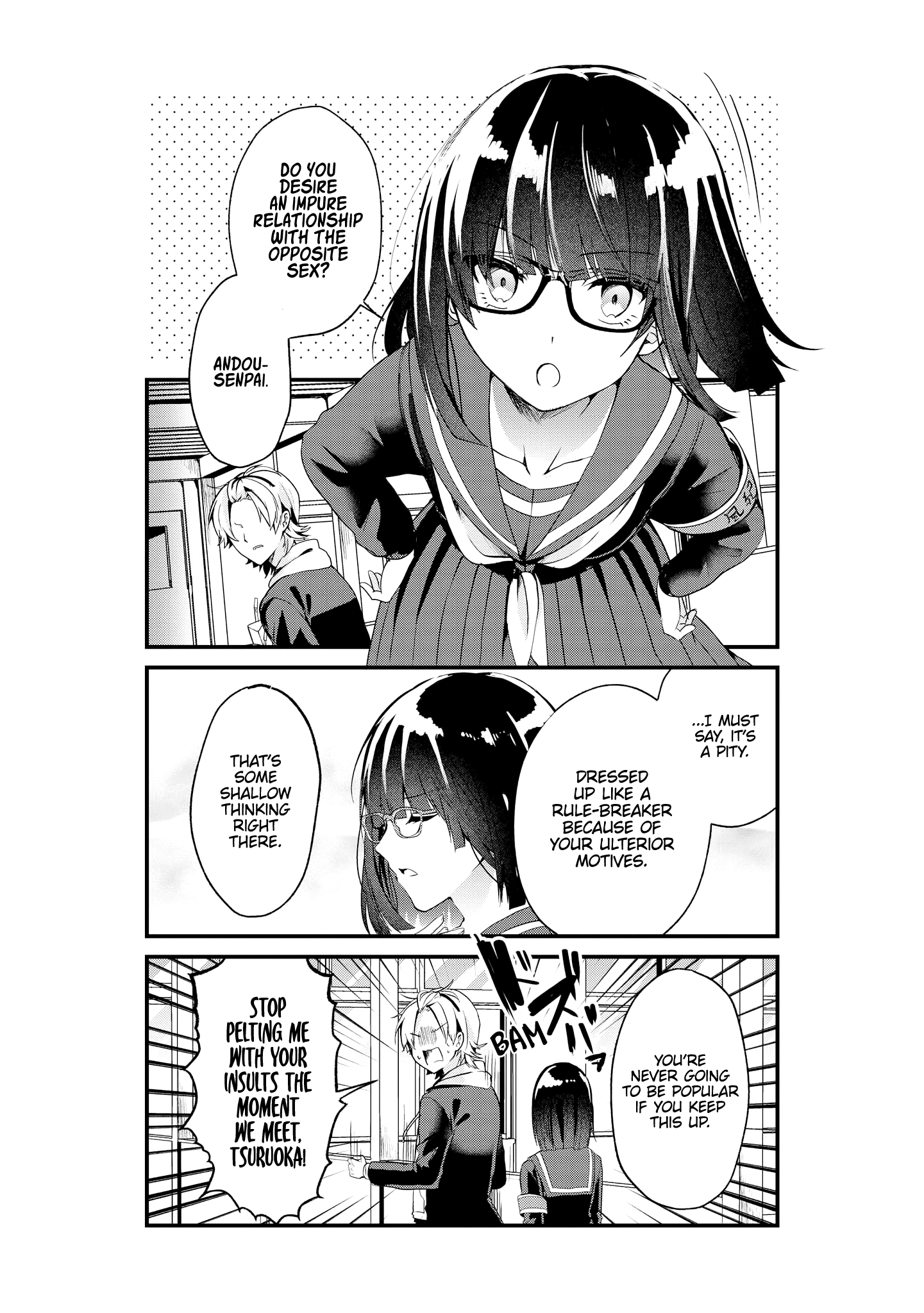 Just Flirting With A Cute, Annoying Kouhai - Vol.1 Chapter 5: Andou-Senpai, Morals In Disorder