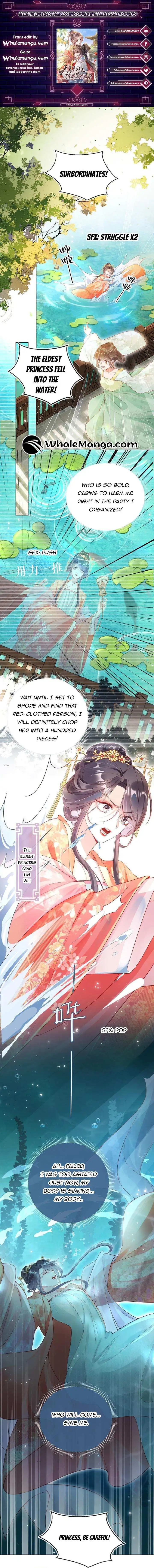 After The Evil Eldest Princess Was Spoiled With Bullet Screen Spoilers - Chapter 1