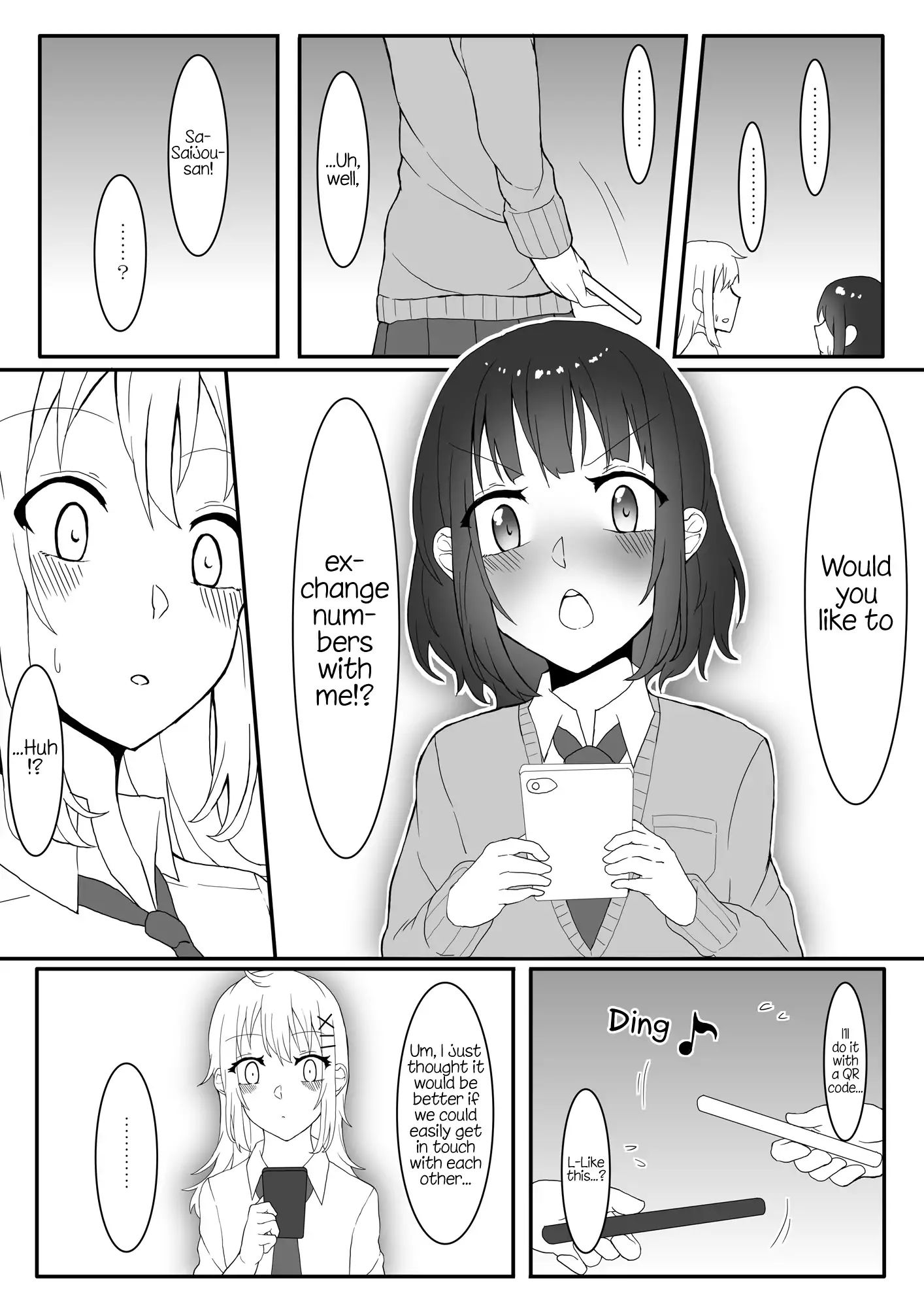 A Yuri Manga Between A Delinquent And A Quiet Girl That Starts From A Misunderstanding - Chapter 2