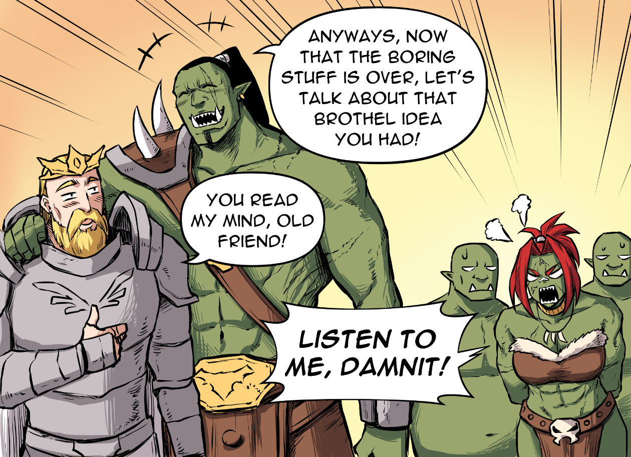 Orc Girl Goes To High School - Chapter 1: Orc Girl Goes To High School