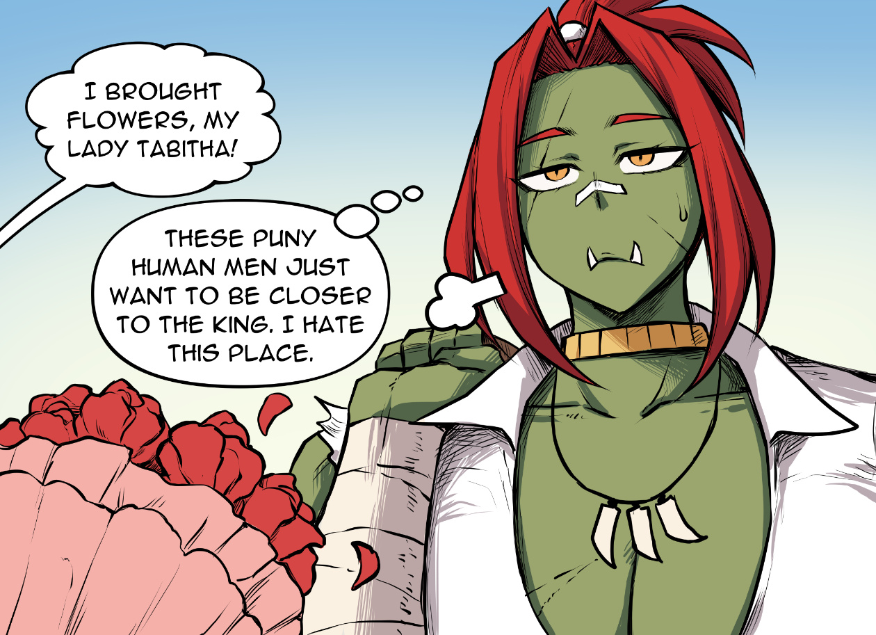 Orc Girl Goes To High School - Chapter 1: Orc Girl Goes To High School