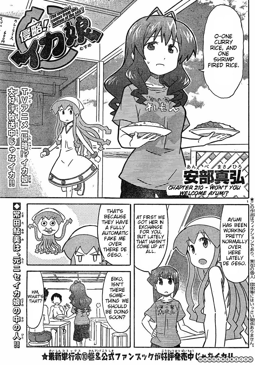 Shinryaku! Ika Musume - Vol.11 Chapter 210 : Won T You Welcome Ayumi?