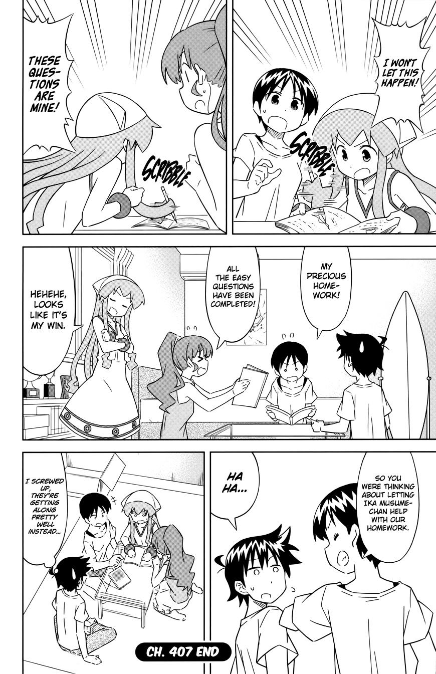 Shinryaku! Ika Musume - Vol.16 Chapter 407 : Won T You Do Your Homework?