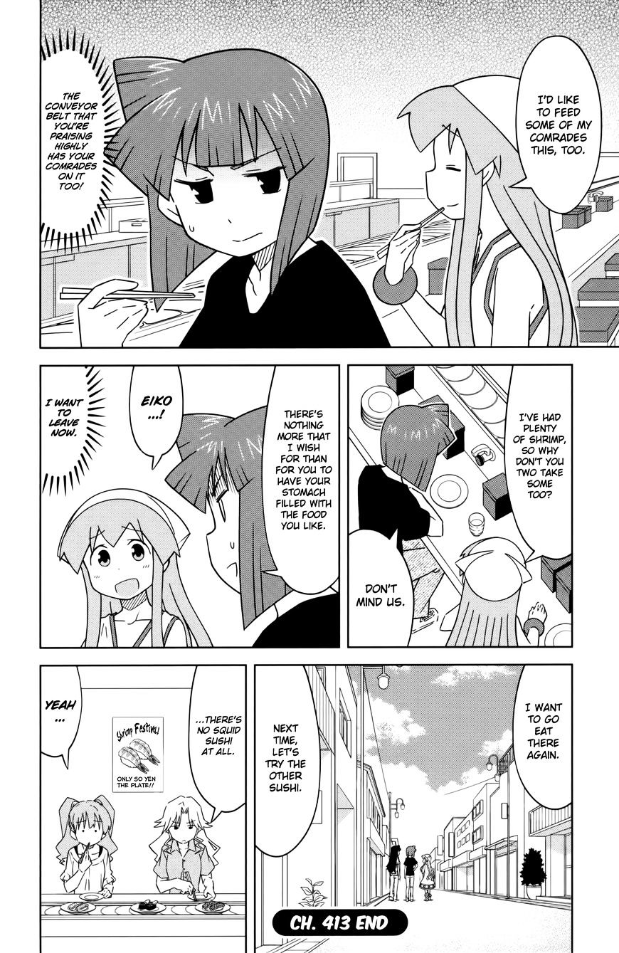 Shinryaku! Ika Musume - Vol.16 Chapter 413 : Isn T It Conveyor Belt Sushi?