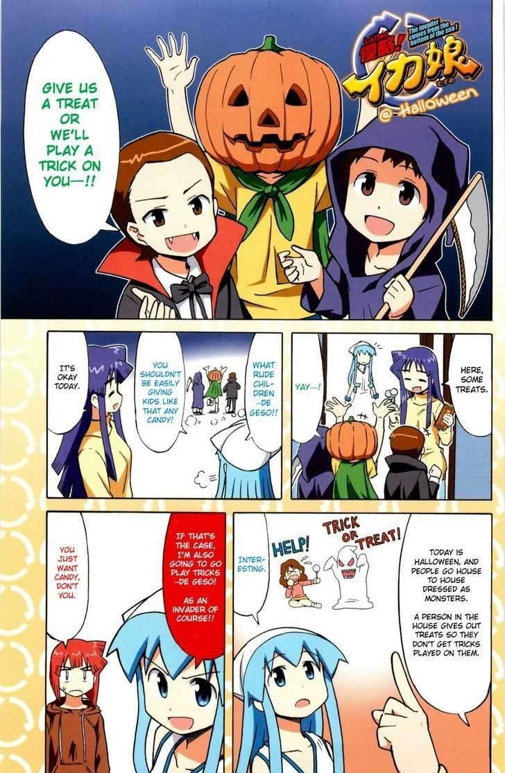 Shinryaku! Ika Musume - Vol.6 Chapter 114.5 : Shinryaku! Ika Musume @ Halloween