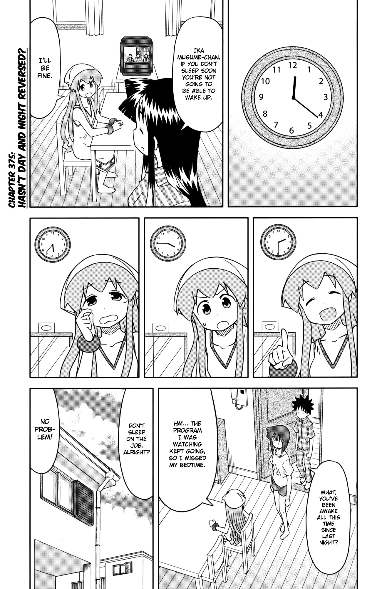 Shinryaku! Ika Musume - Vol.20 Chapter 375 : Hasn T Day And Night Reversed?