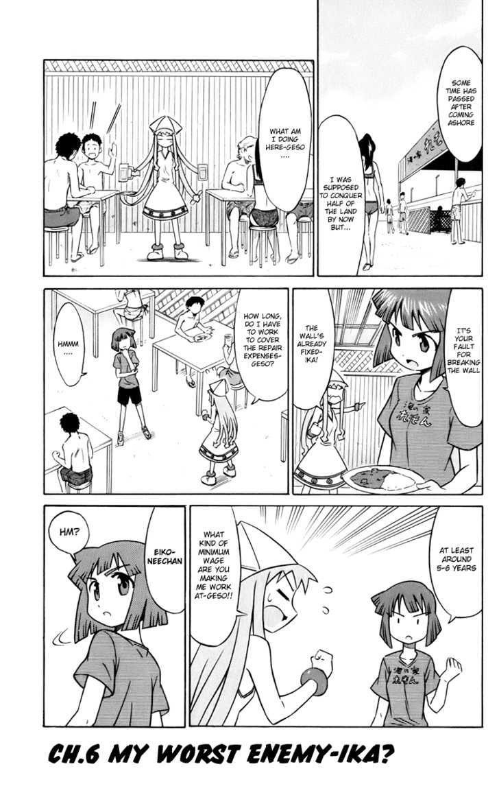 Shinryaku! Ika Musume - Vol.1 Chapter 6 : My Worst Enemy-Ika?