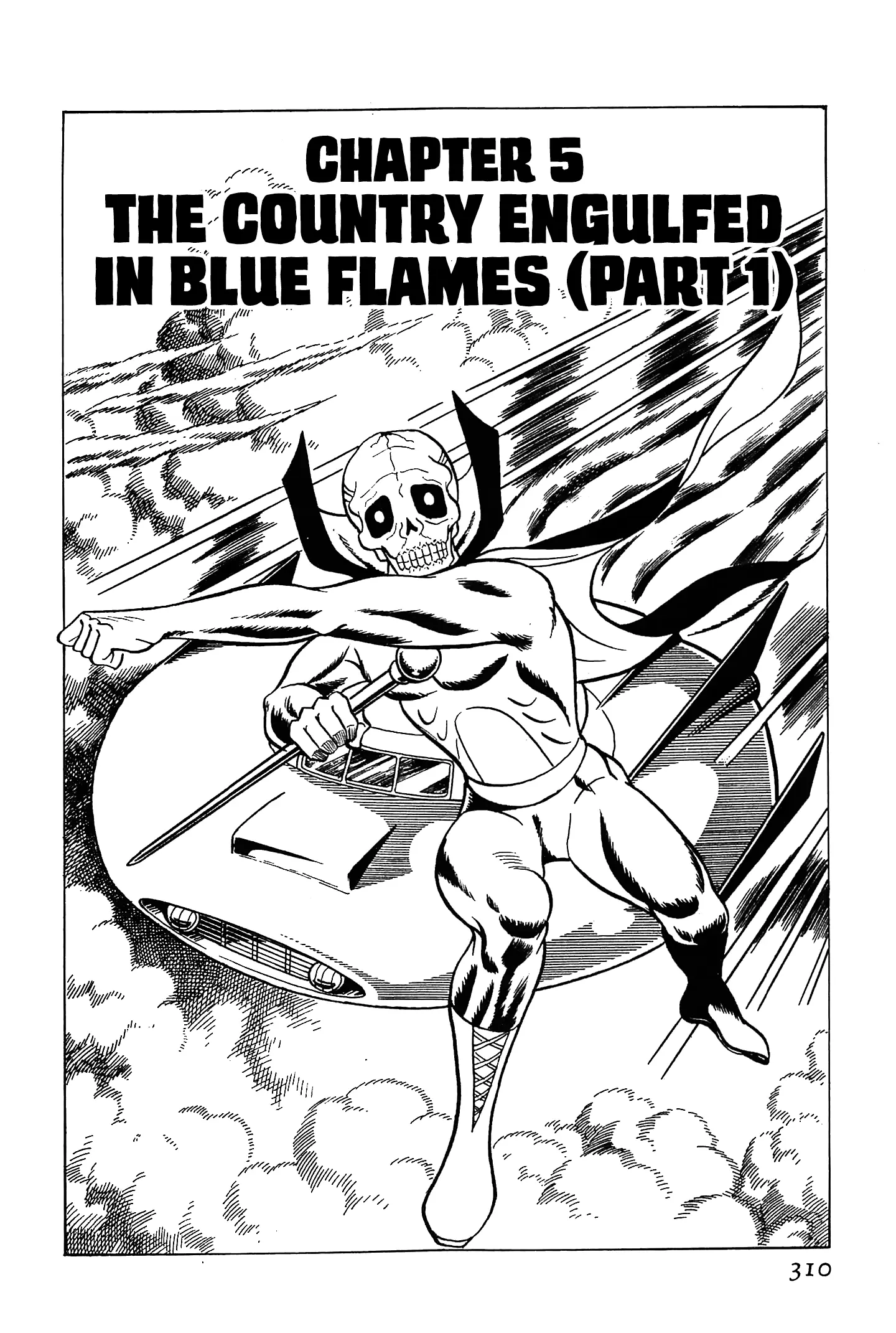 Golden Bat - Vol.1 Chapter 5: The Country Engulfed In Blue Flames (Part 1)