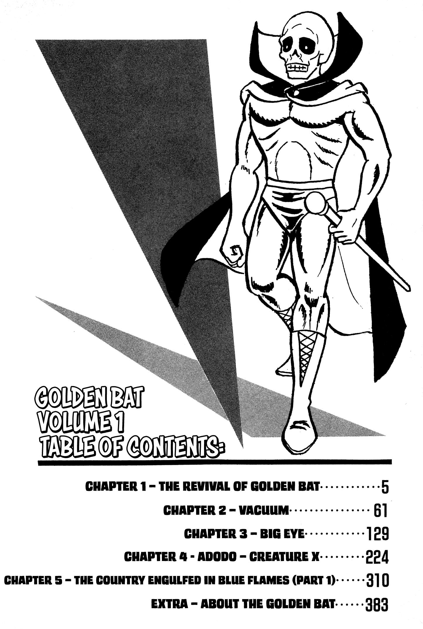 Golden Bat - Vol.1 Chapter 1: The Revival Of Golden Bat