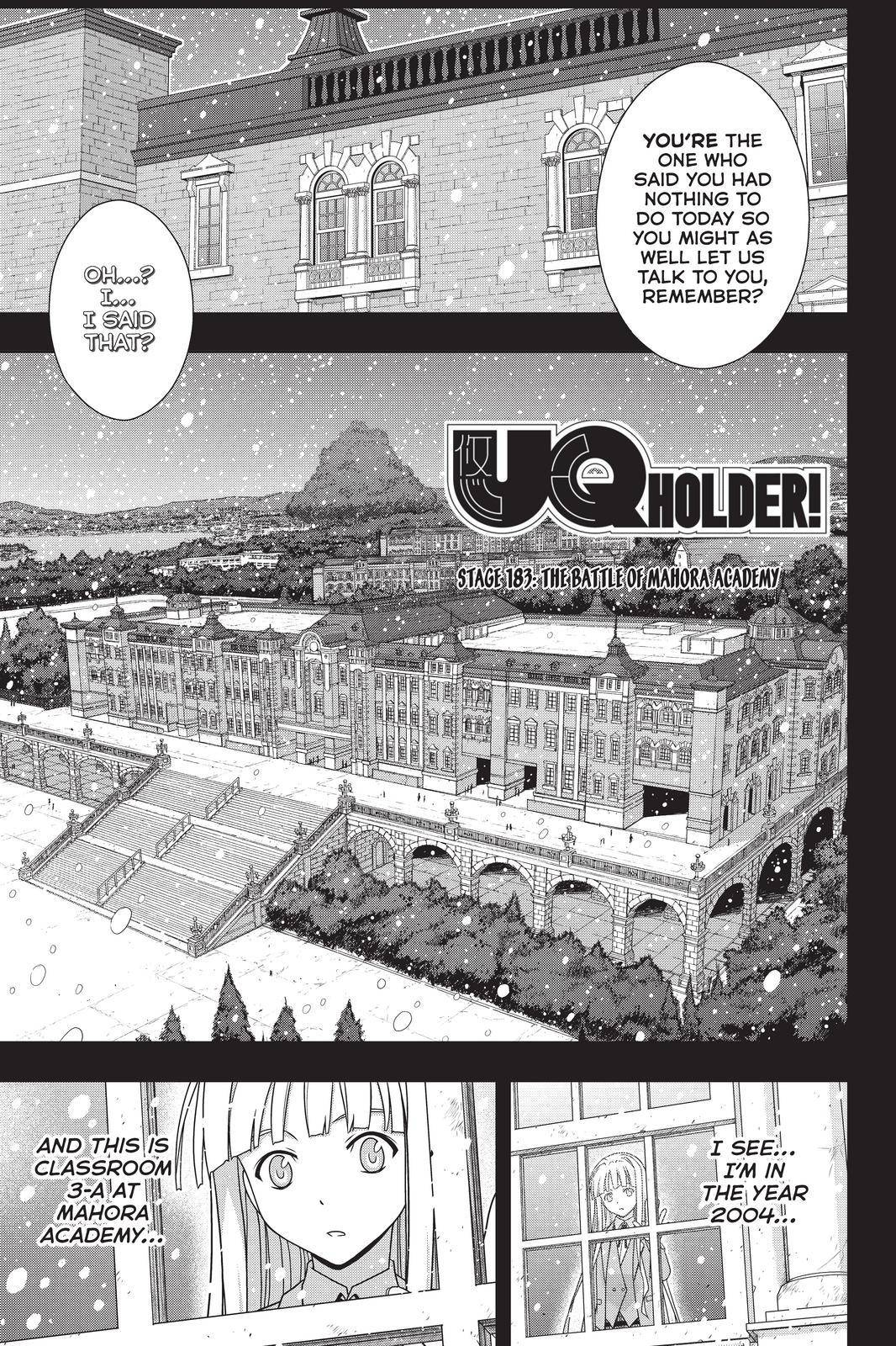 Uq Holder! - Chapter 183