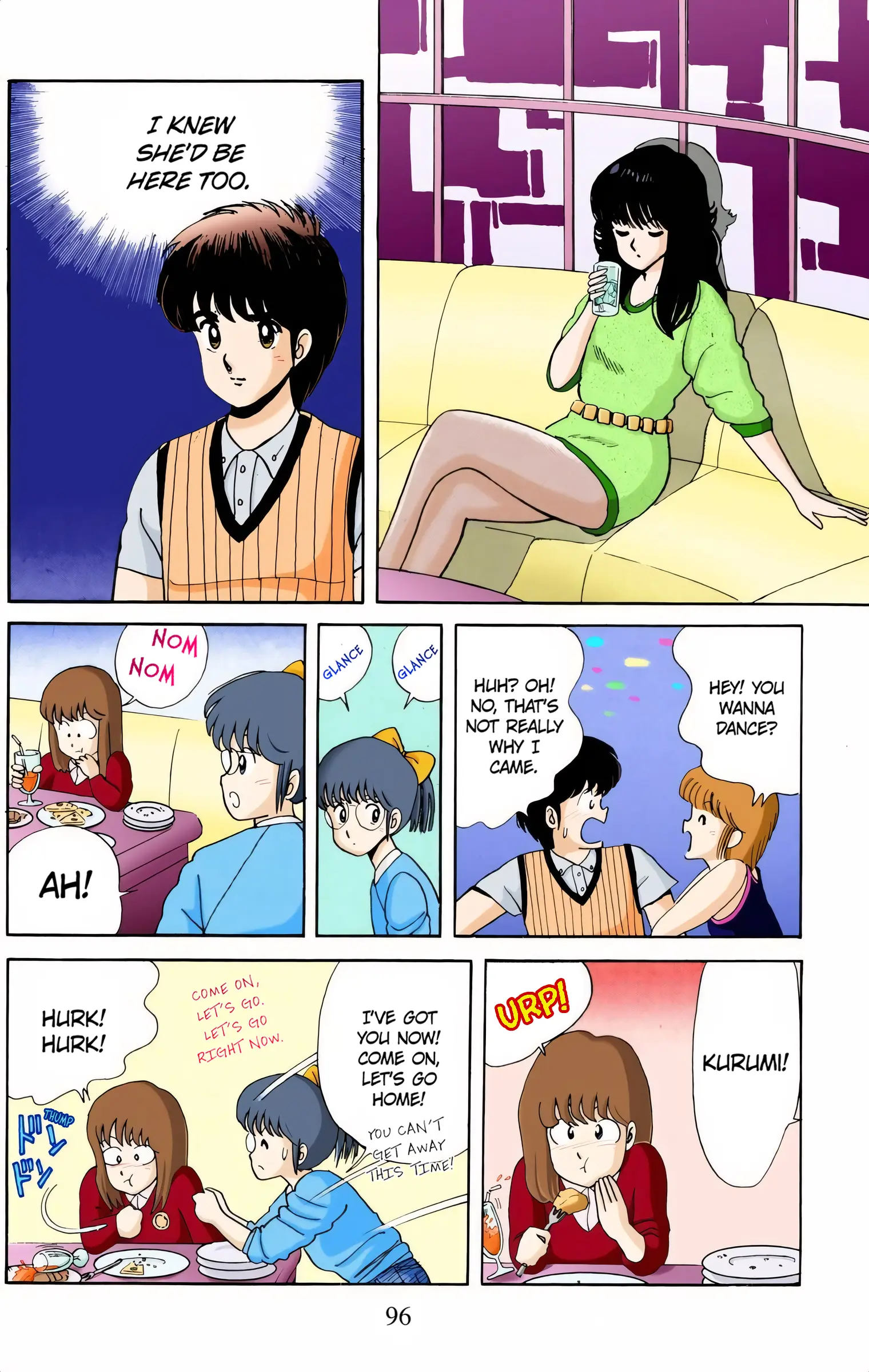 Kimagure Orange Road (Official Colored) - Vol.1 Chapter 4: The Sorrowful Cheeks!